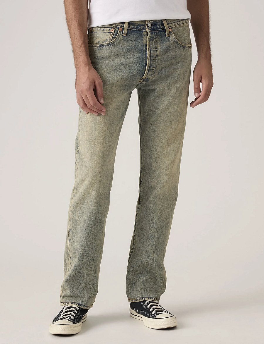 Levi's® - 501 LEVISORIGINAL ALONG THE CO - regular jeans - med indigo - worn in - 5