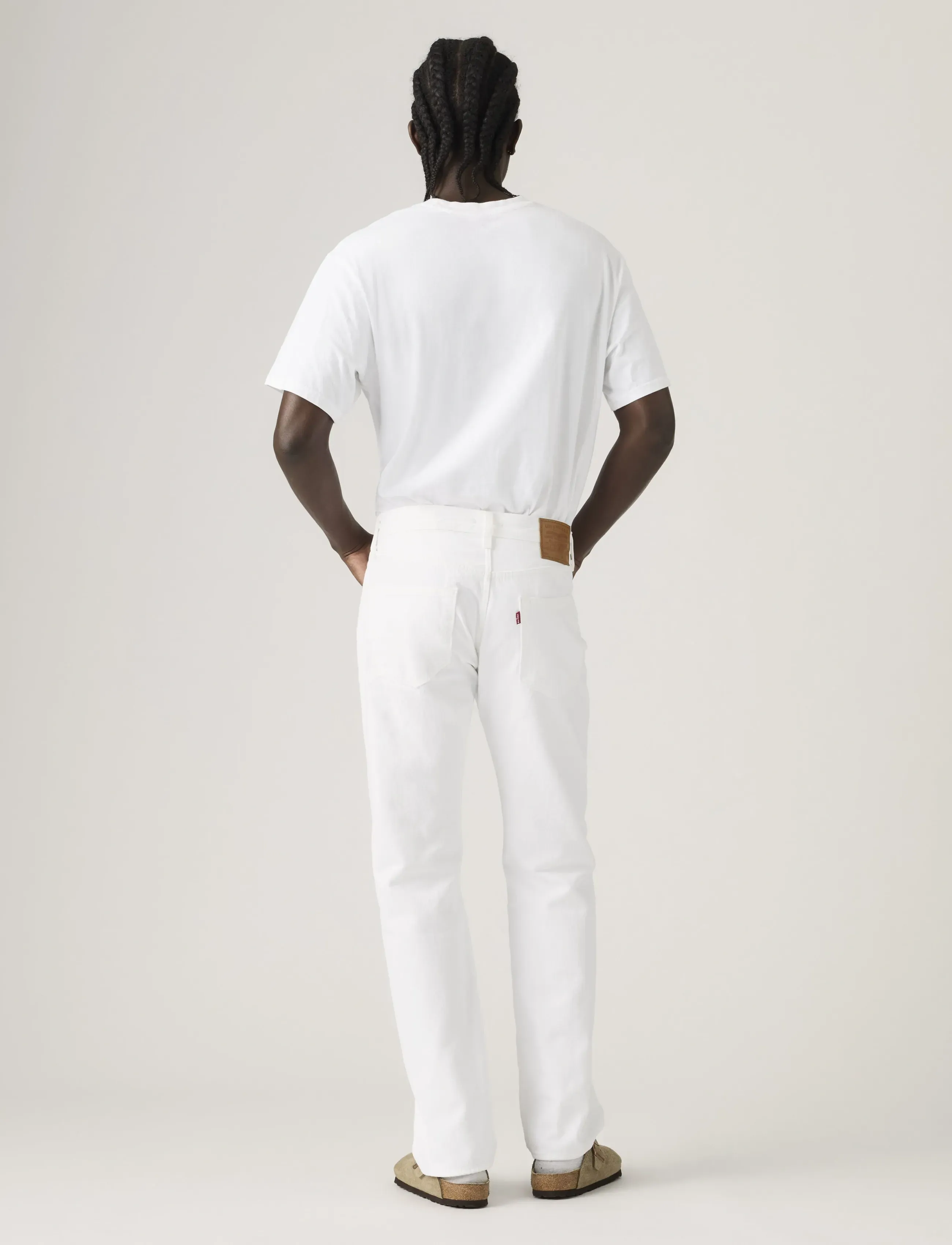 Levi's® - 501 LEVISORIGINAL CHILL WHITE - regular jeans - whites - 4
