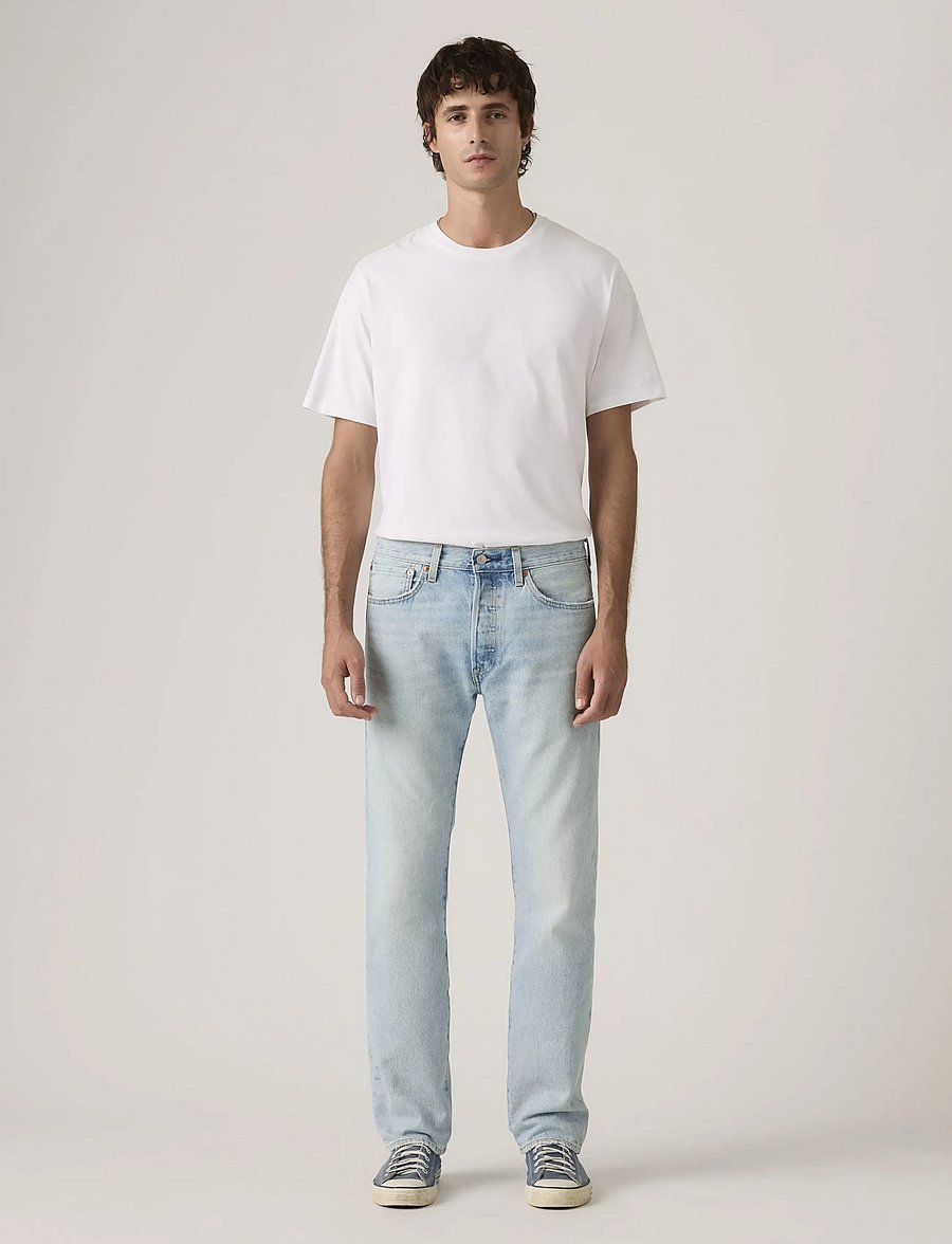 Levi's® - 501 LEVISORIGINAL TEXAS RIDES - regular jeans - light indigo - worn in - 0