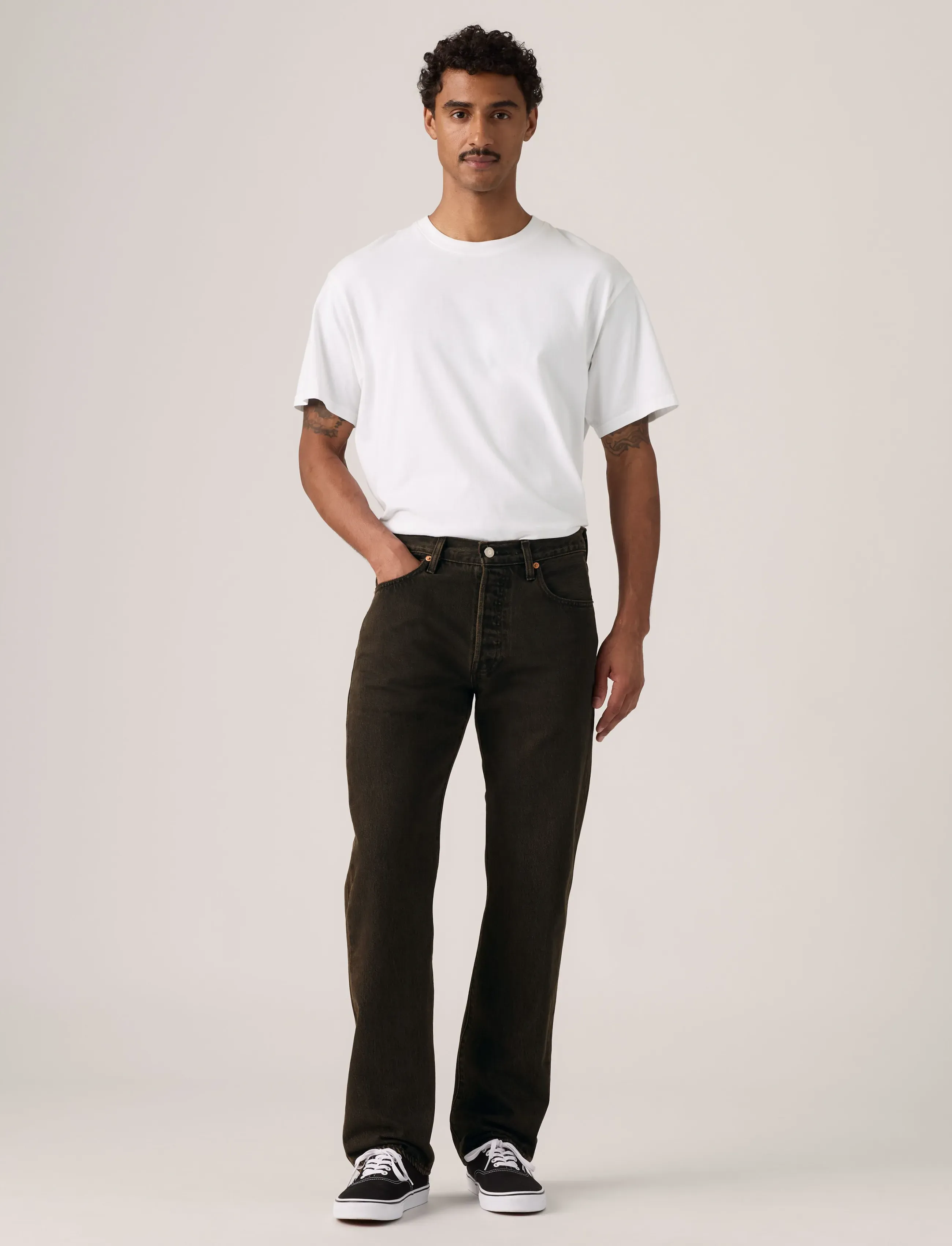 Levi's® - 501 LEVISORIGINAL CALI CHOCOLA - regular jeans - browns - 3