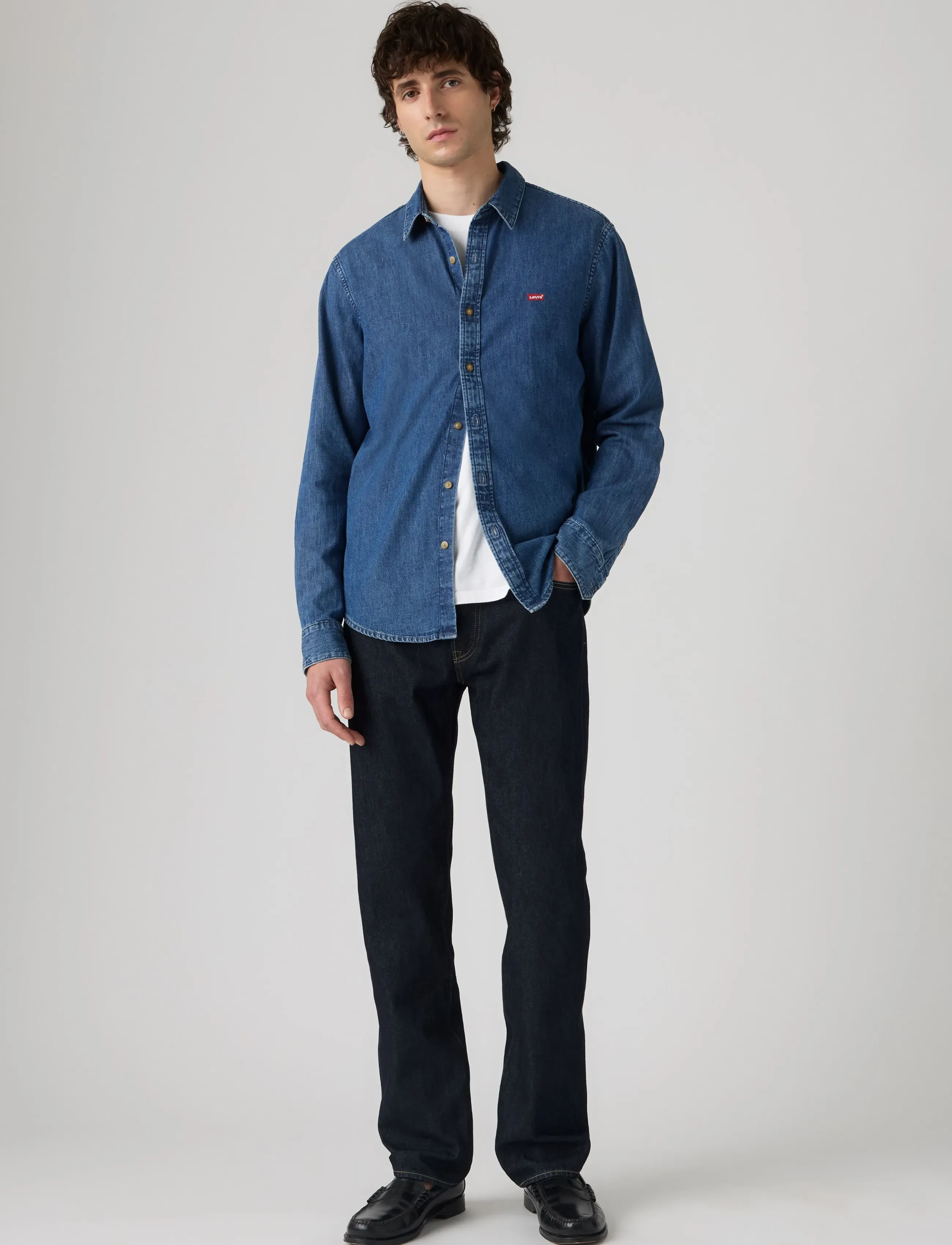 Levi's® 501 LEVISORIGINAL ADAPT INDIGO - Streetwear - DARK INDIGO - FLAT FINISH / navy