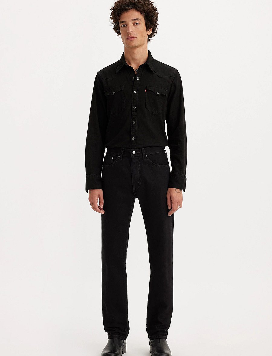 Levi's® - 505 REGULAR BLACK 37743 - regular jeans - blacks - 3