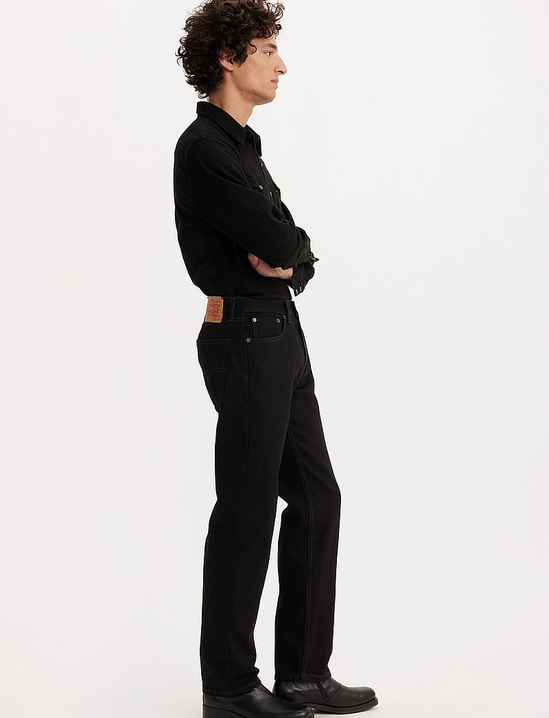 Levi's® - 505 REGULAR BLACK 37743 - tavalised teksad - blacks - 5