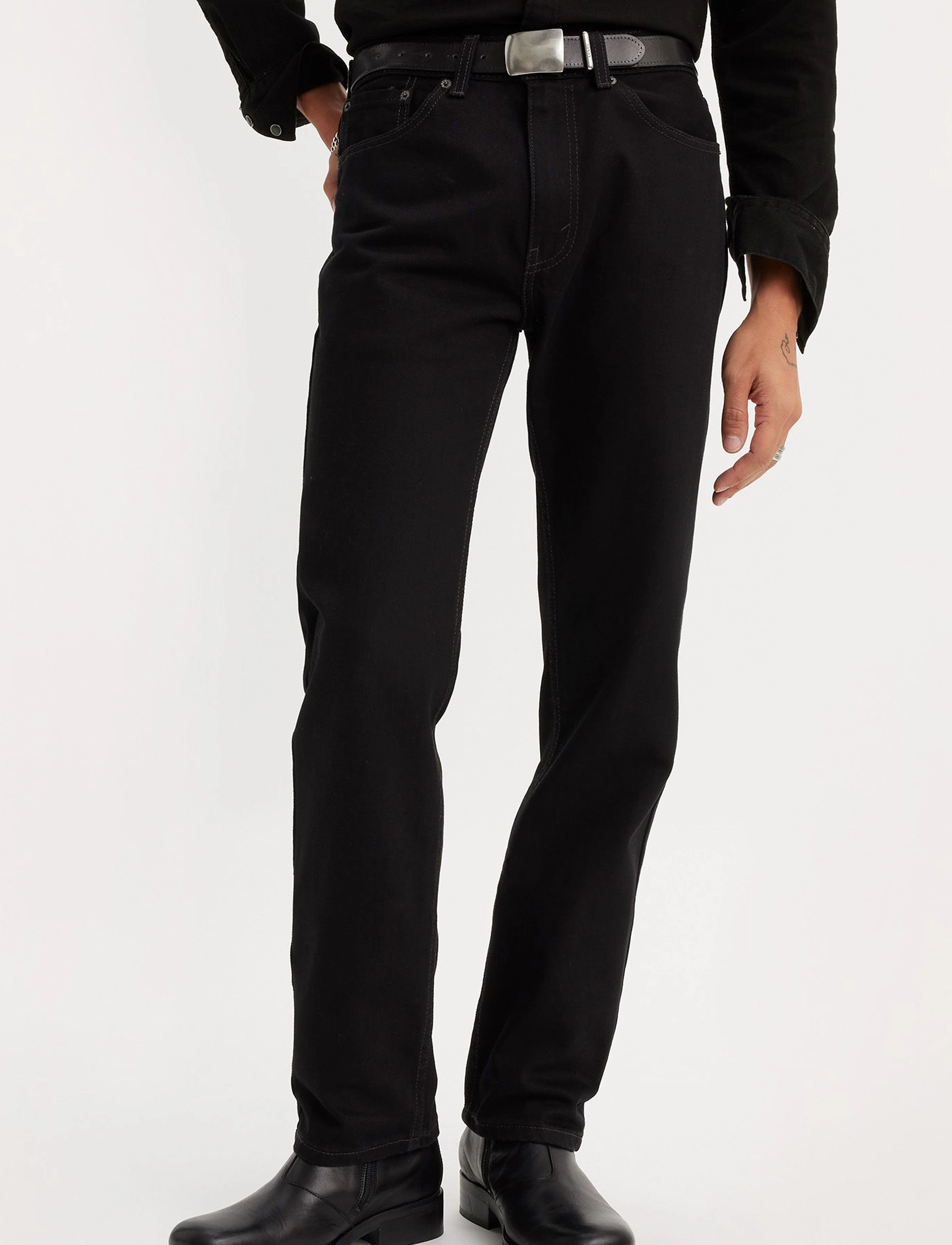 LEVIS ® 505 Regular Black 37743 straight leg jeans herr – bild 5