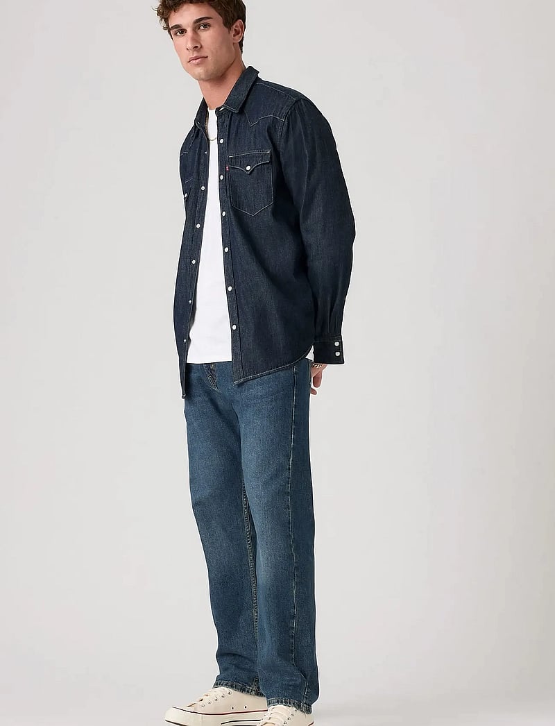 Levi's® - 505 REGULAR GOTH FOG ADV - regular jeans - dark indigo - flat finish - 0