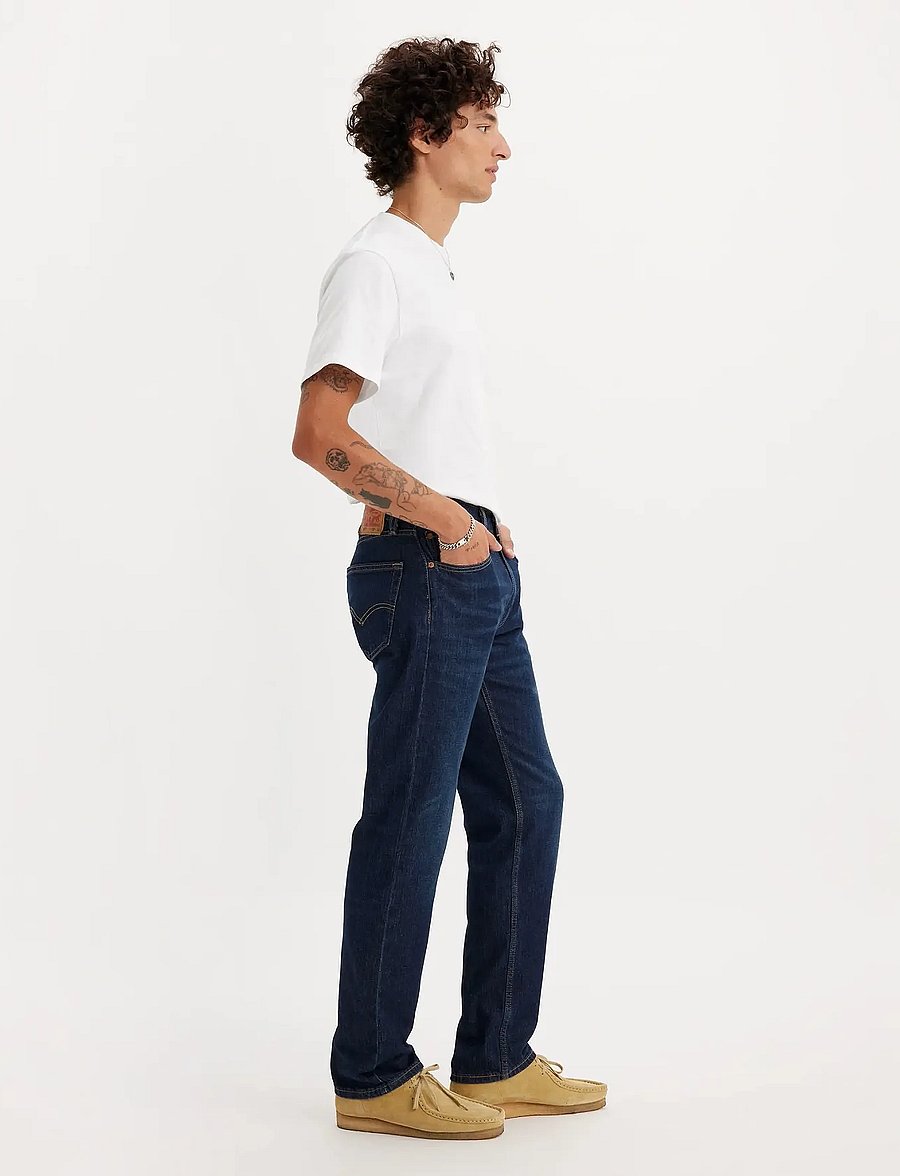 Levi's® - 505 REGULAR NAIL LOOP KNOT - regular jeans - dark indigo - worn in - 3
