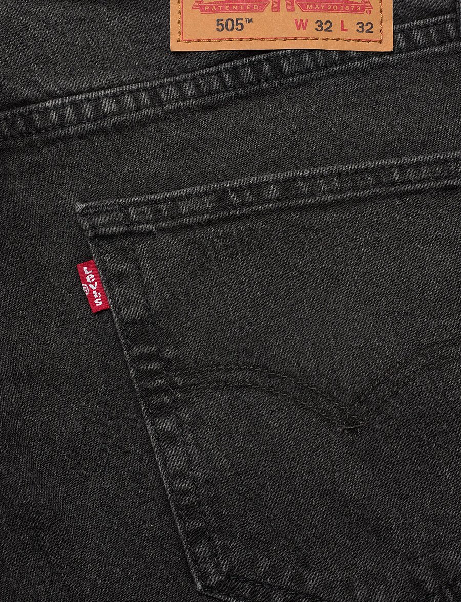 Levi's® - 505 REGULAR FLY ON THE WALL - blacks - 5