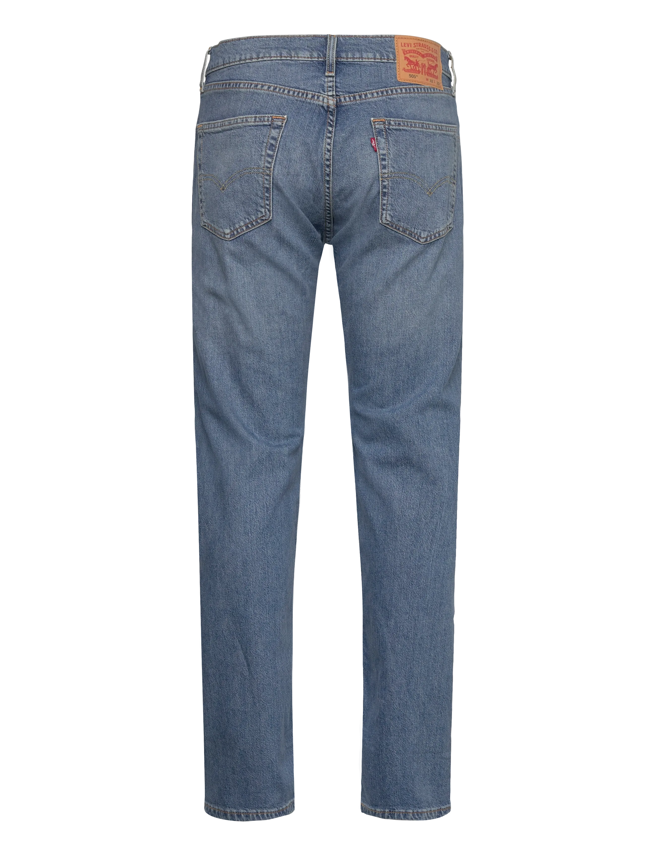 Levi's® - 505 REGULAR HATS OFF - hosen & jeans - med indigo - worn in - 2