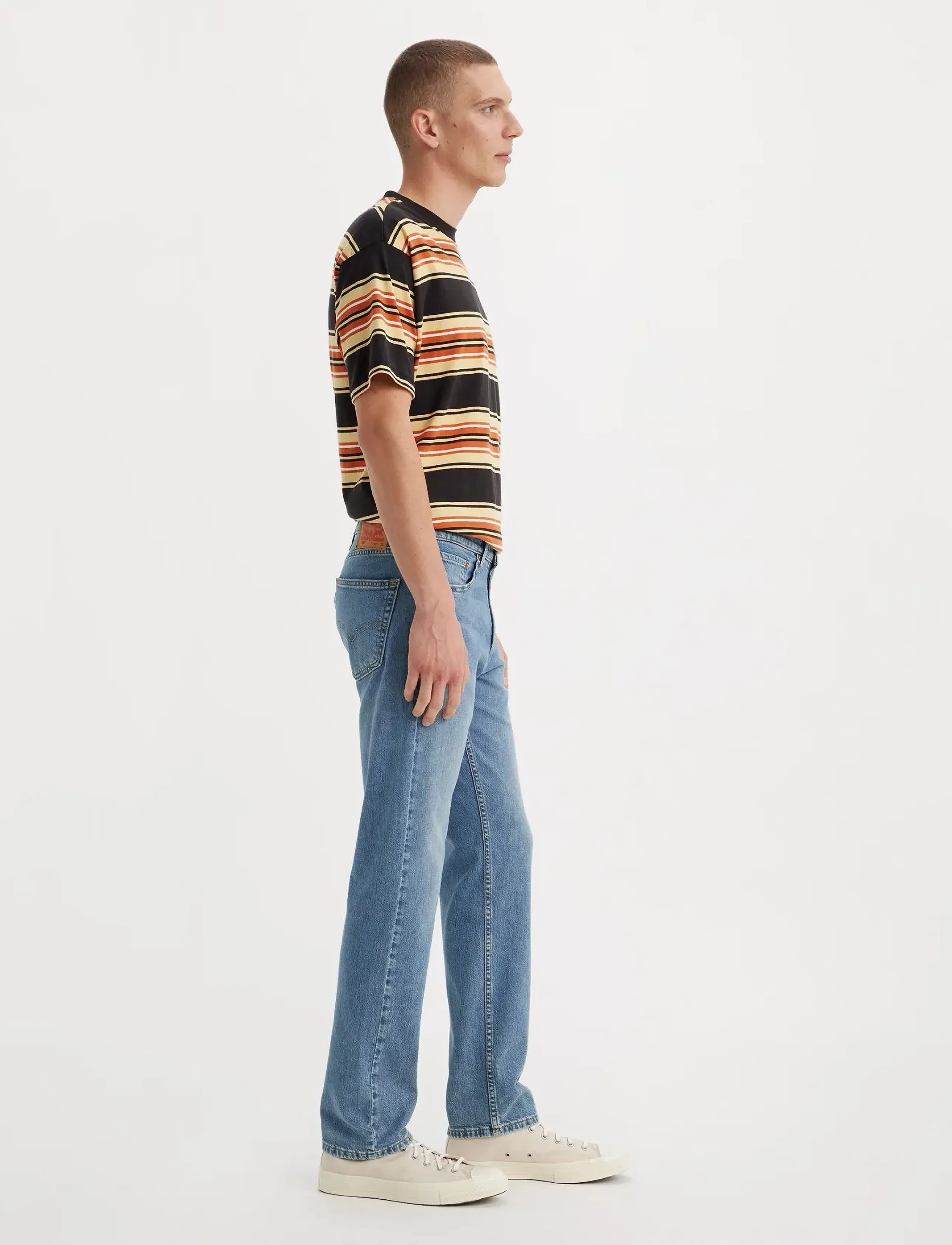 Levi's® - 505 REGULAR HATS OFF - regular jeans - med indigo - worn in - 0