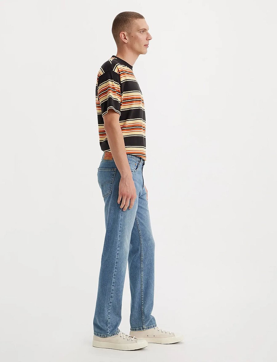 Levi's® - 505 REGULAR HATS OFF - regular jeans - med indigo - worn in - 0