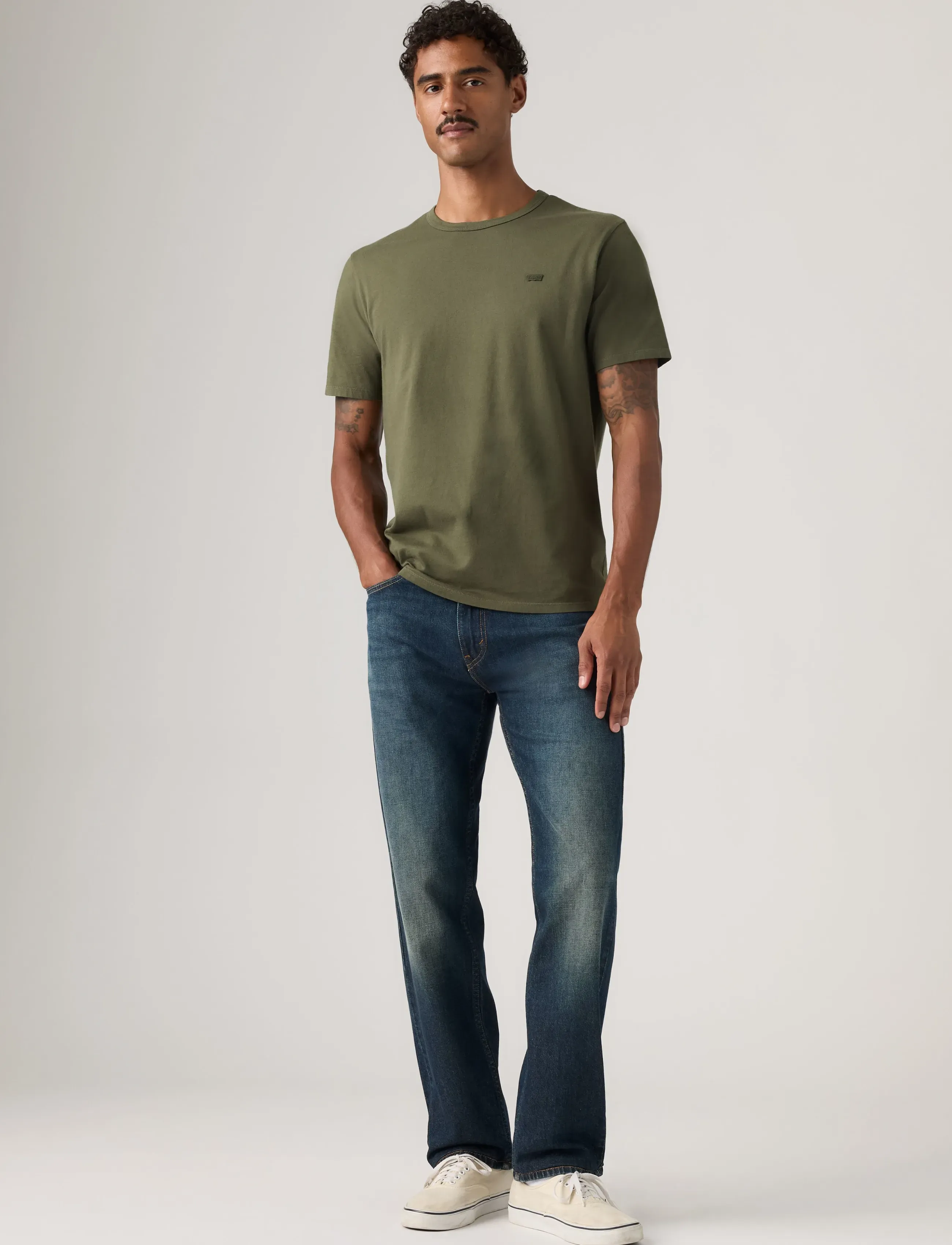 Levi's® - 505 REGULAR FIELD WORK - bukser & jeans - greens - 0