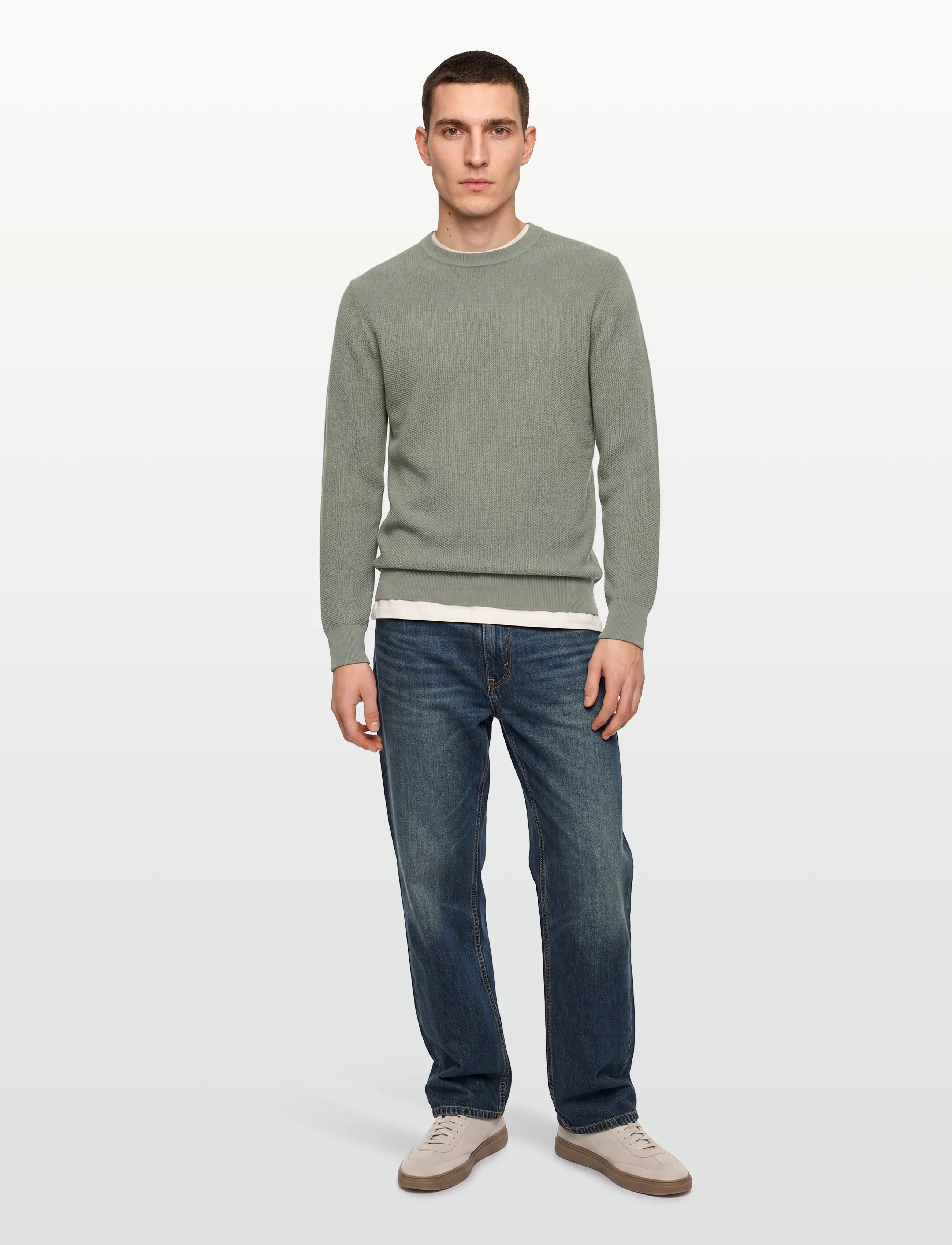 Levi's® 505 REGULAR RIVER BANK COOL - Jeans - DARK INDIGO - WORN IN / blue