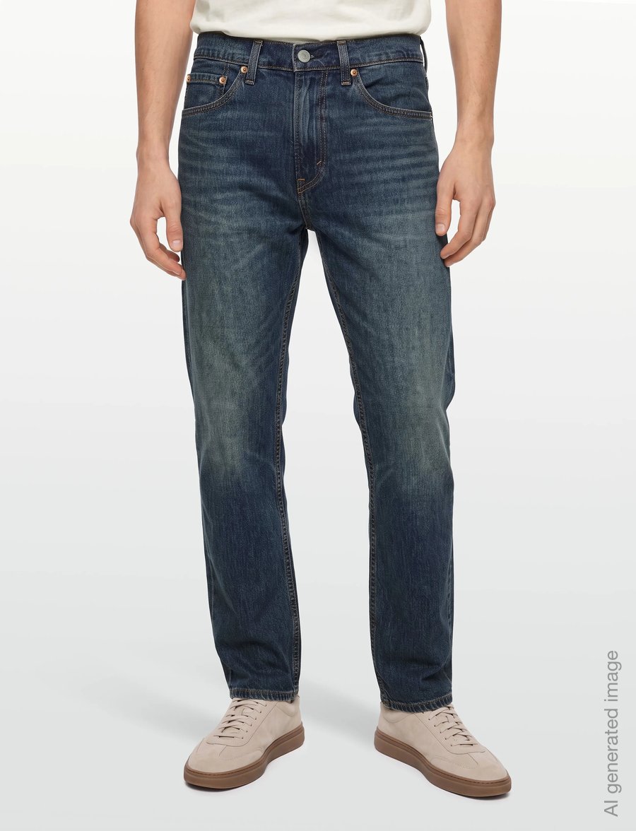 Levi's® - 505 REGULAR RIVER BANK COOL - regular jeans - dark indigo - worn in - 3