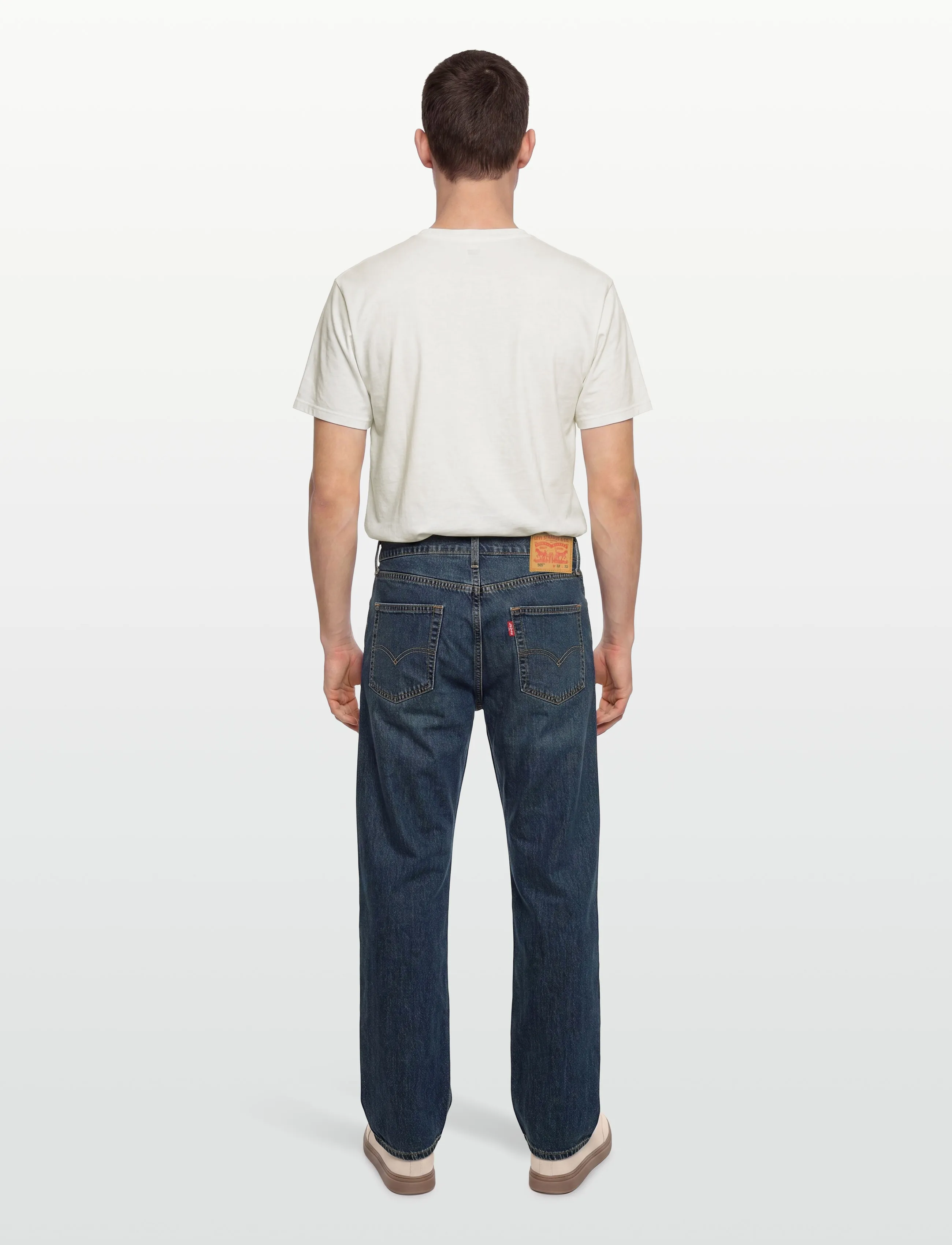 Levi's® - 505 REGULAR RIVER BANK COOL - regular jeans - dark indigo - worn in - 4