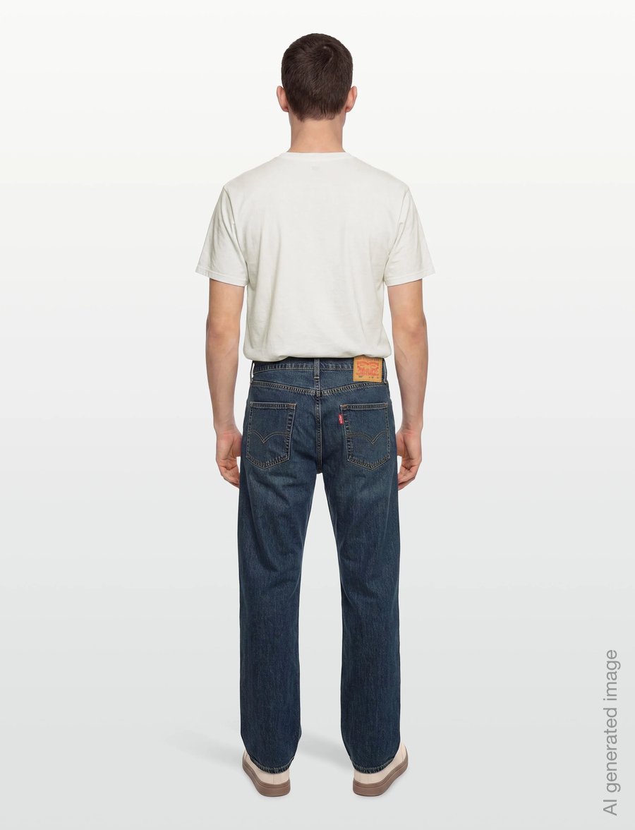 Levi's® - 505 REGULAR RIVER BANK COOL - regular jeans - dark indigo - worn in - 4