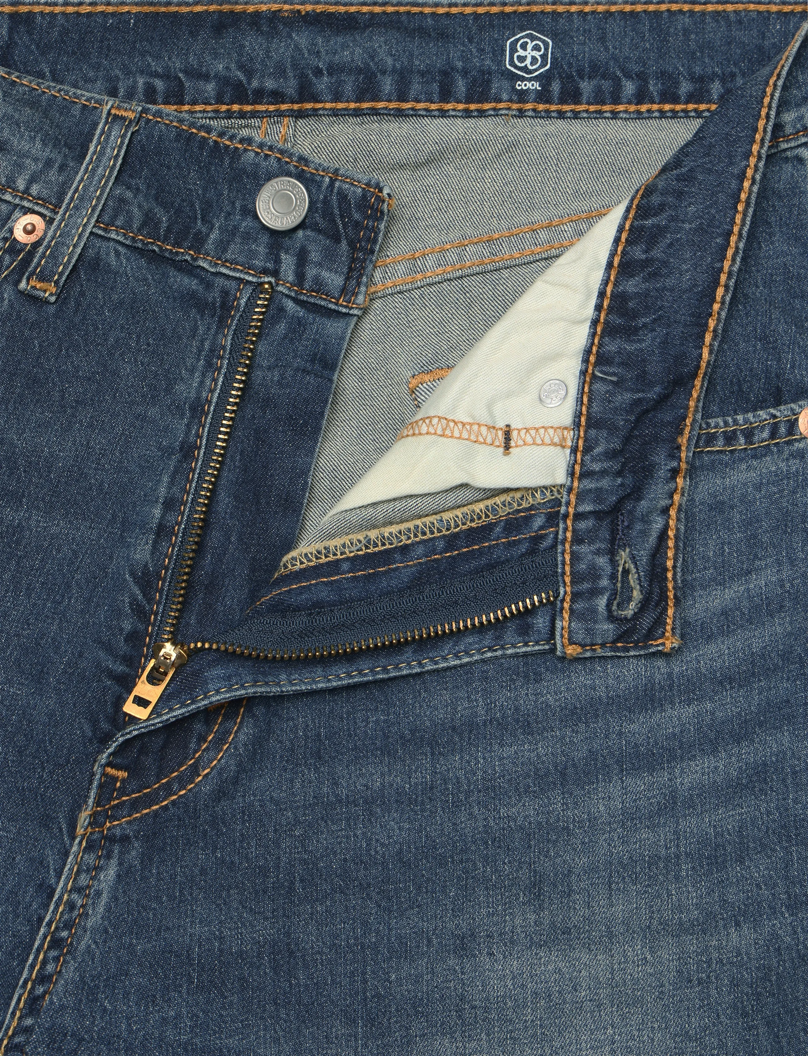 Levi's® - 505 REGULAR RIVER BANK COOL - normale jeans - dark indigo - worn in - 3