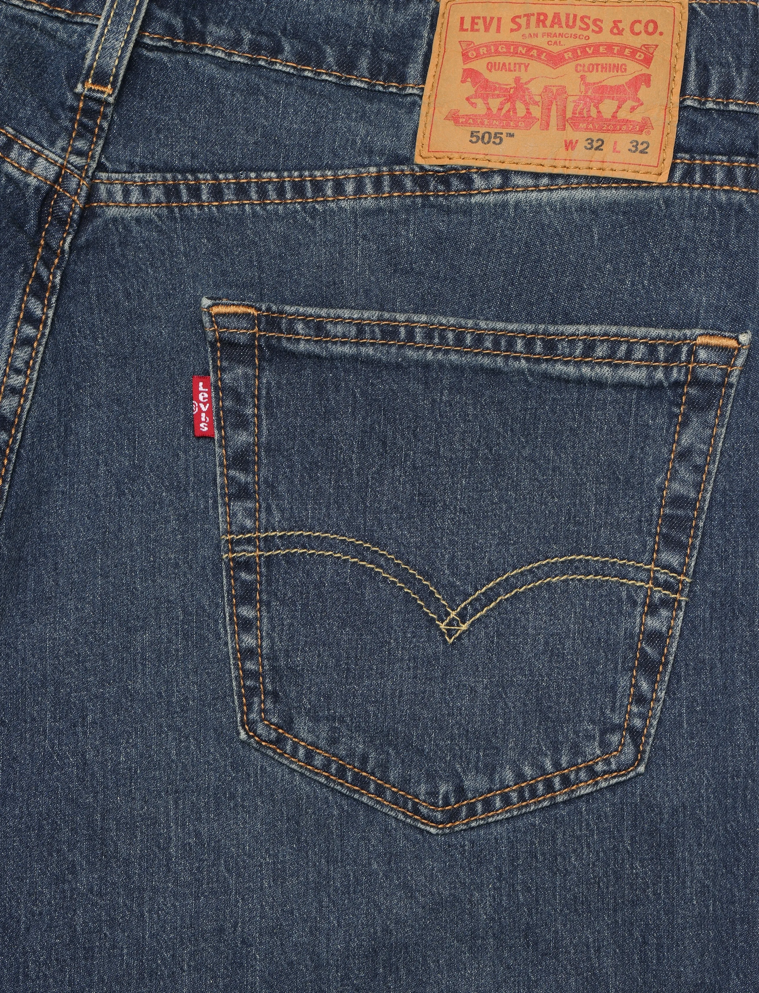 Levi's® - 505 REGULAR RIVER BANK COOL - normale jeans - dark indigo - worn in - 4