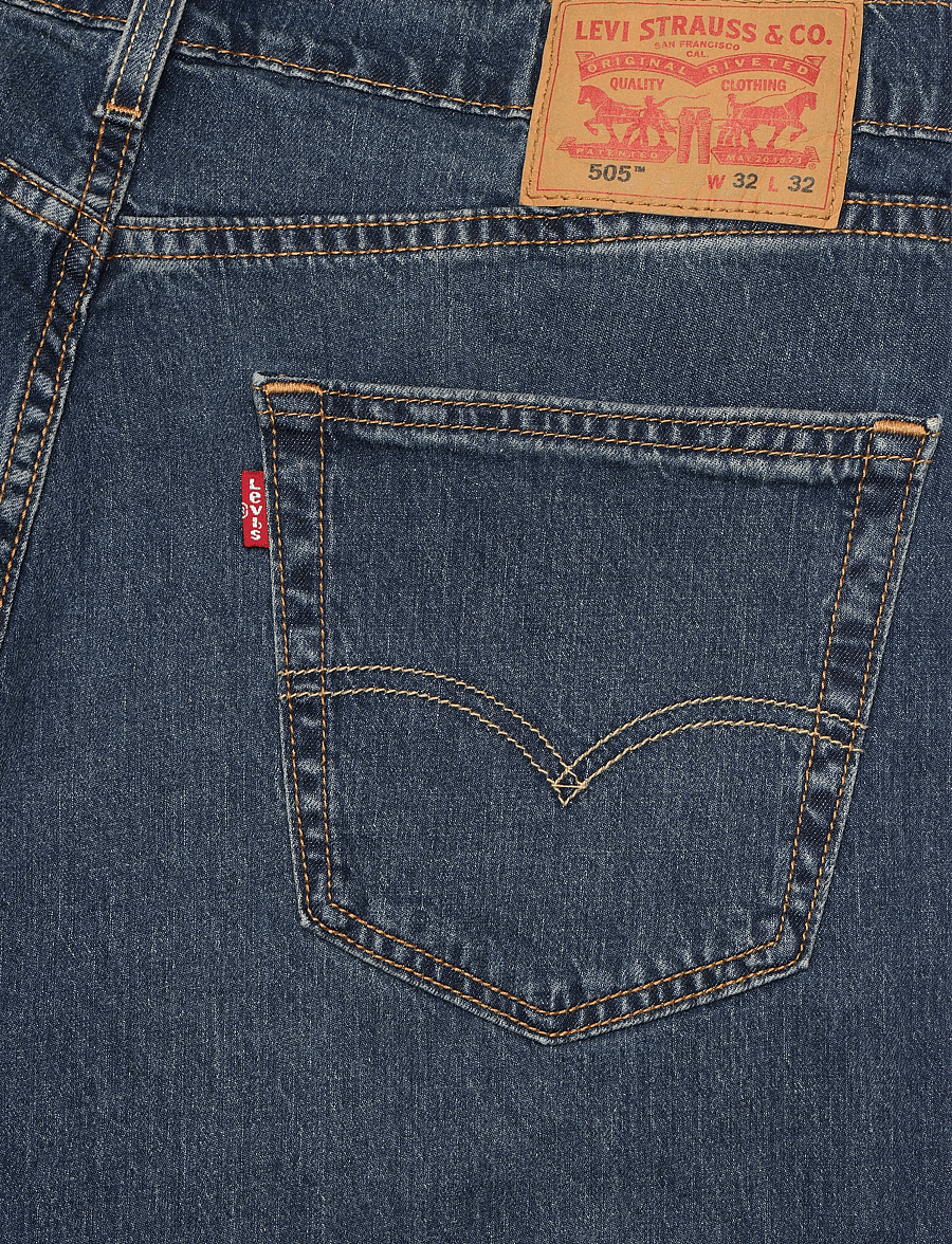 Levi's® - 505 REGULAR RIVER BANK COOL - normale jeans - dark indigo - worn in - 4