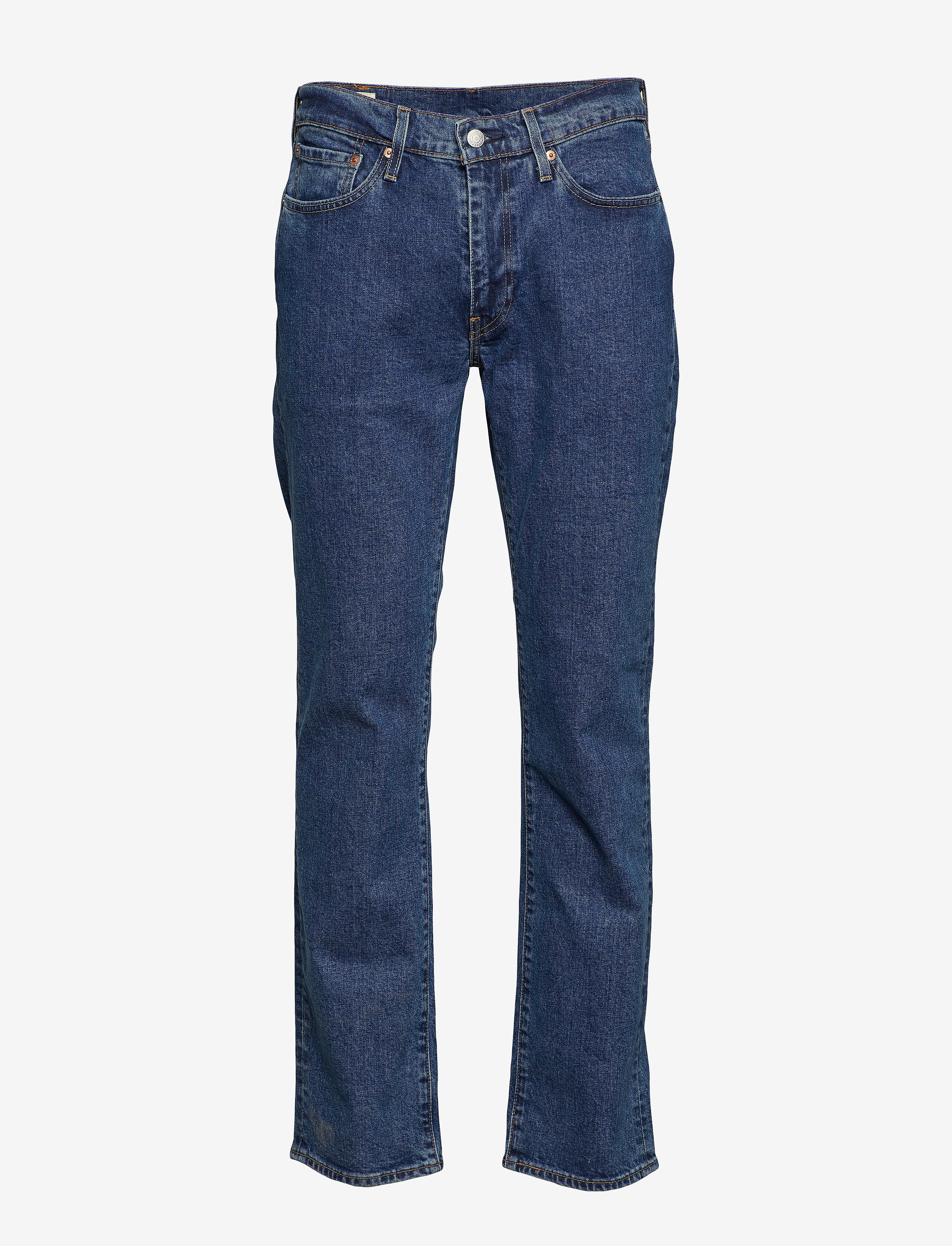Levi's® 514 STRAIGHT STONEWASH STRETCH - Tøj - MED INDIGO - FLAT FINISH / blue