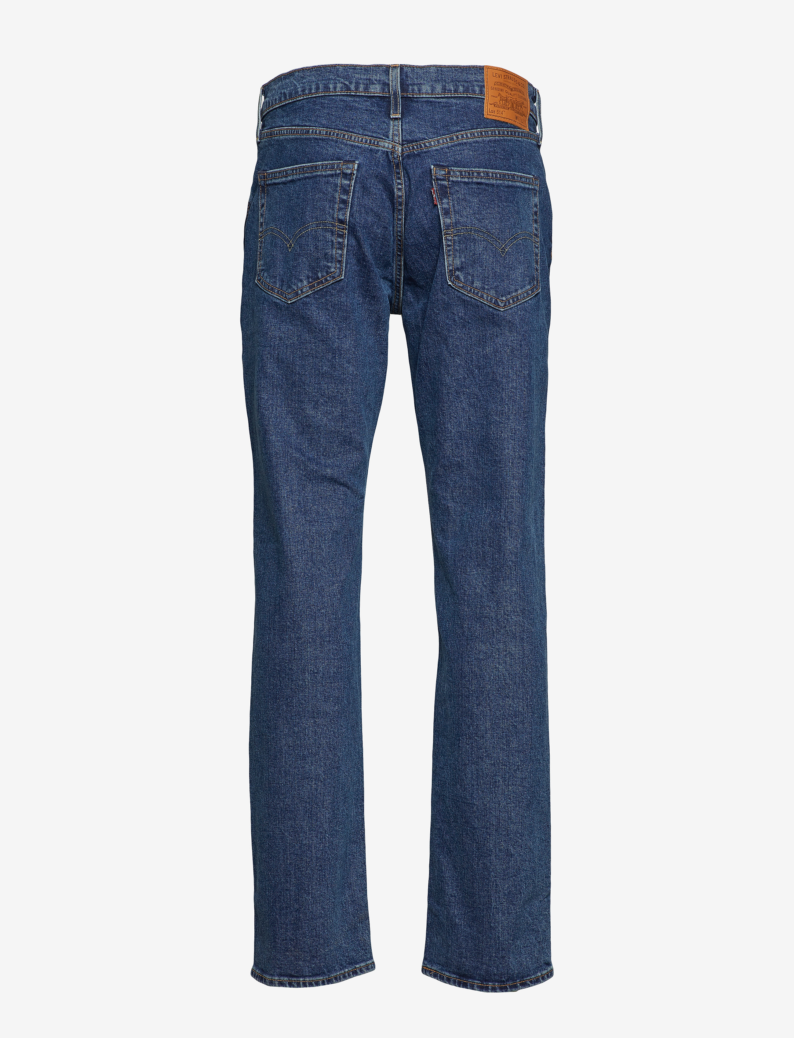 Levi's® - 514 STRAIGHT STONEWASH STRETCH - med indigo - flat finish - 2