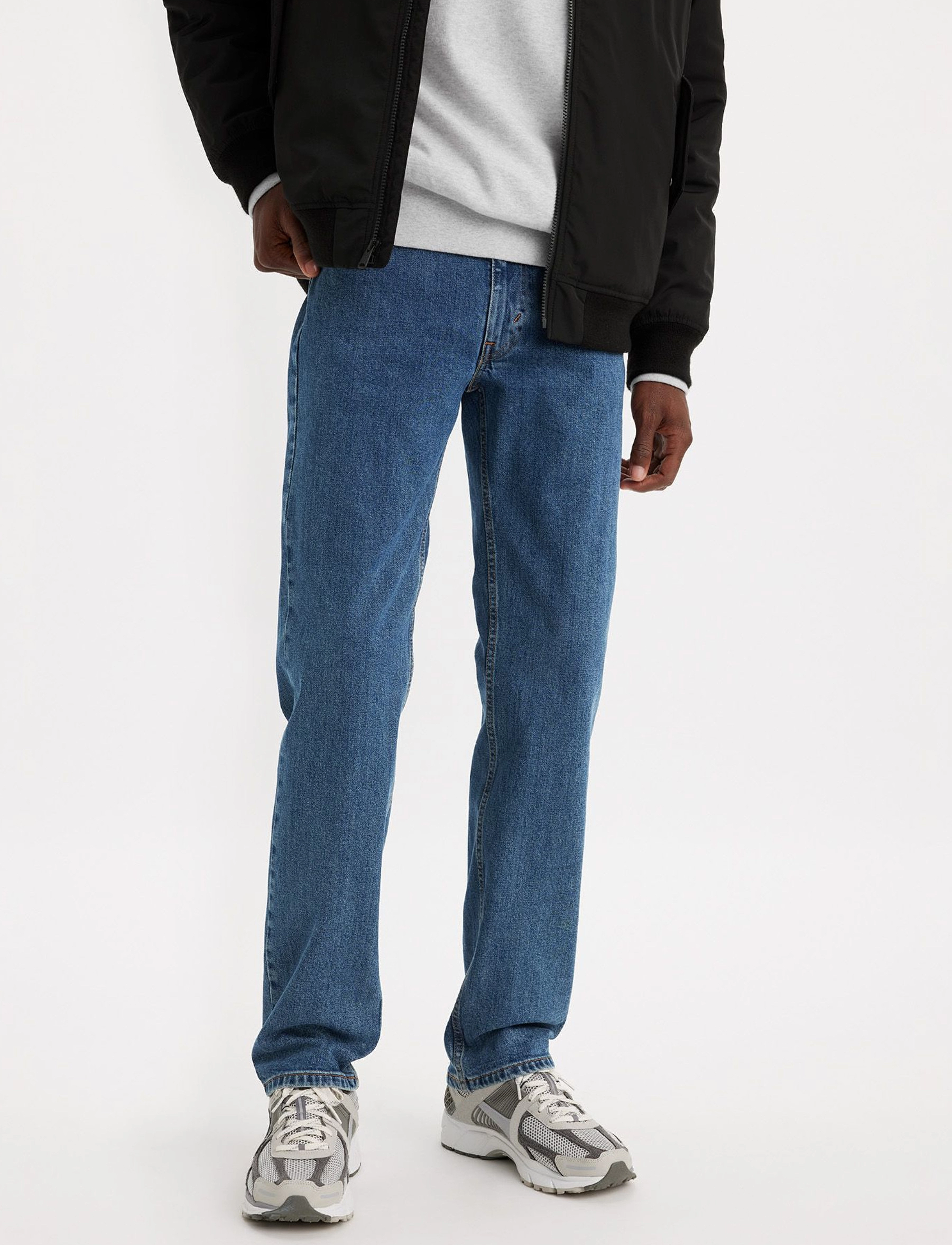 Levi's® - 514 STRAIGHT STONEWASH STRETCH - med indigo - flat finish - 4