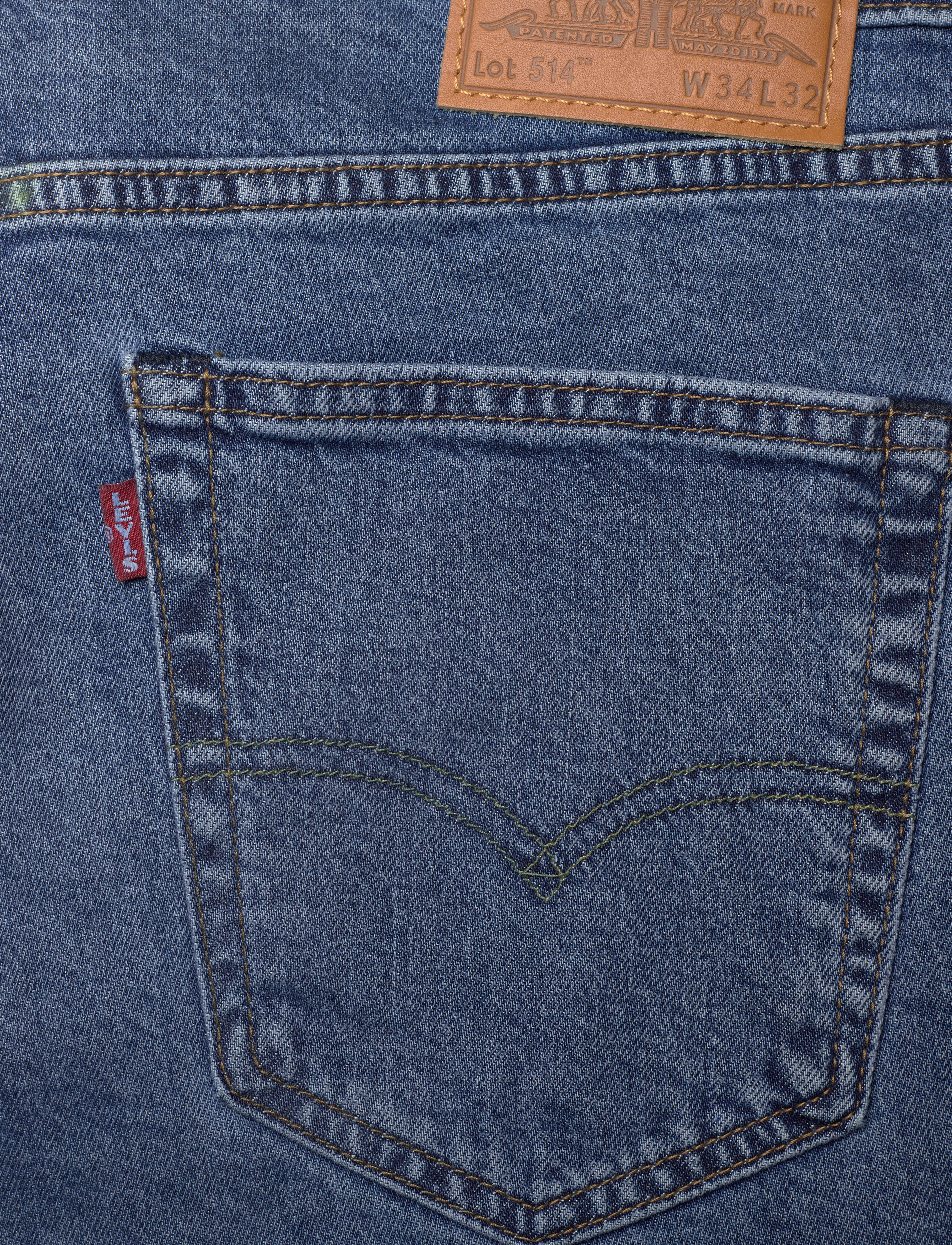 LEVI´S Men - 514 STRAIGHT SAMOS TOMORROW NI - med indigo - flat finish - 5