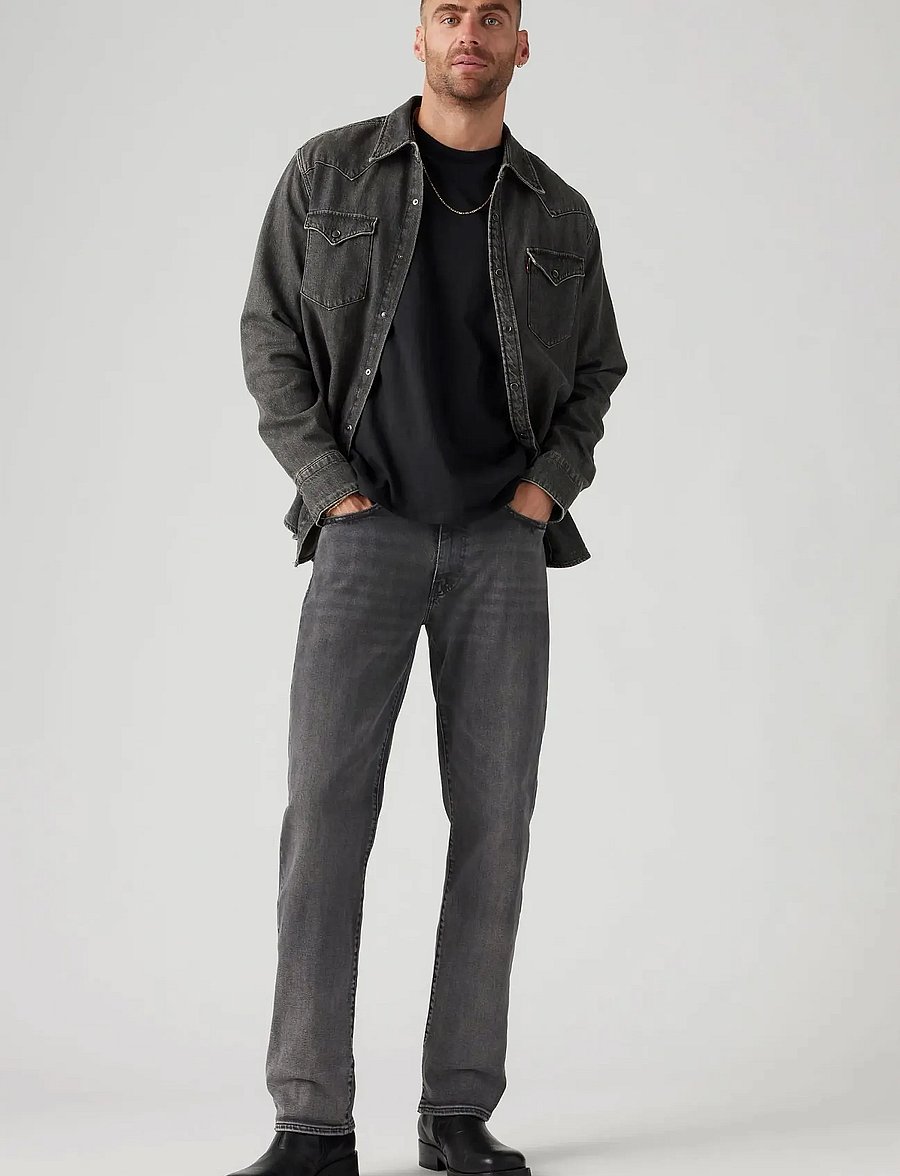 Levi's® - 514 STRAIGHT Z1489 DARK GRAY W - greys - 0