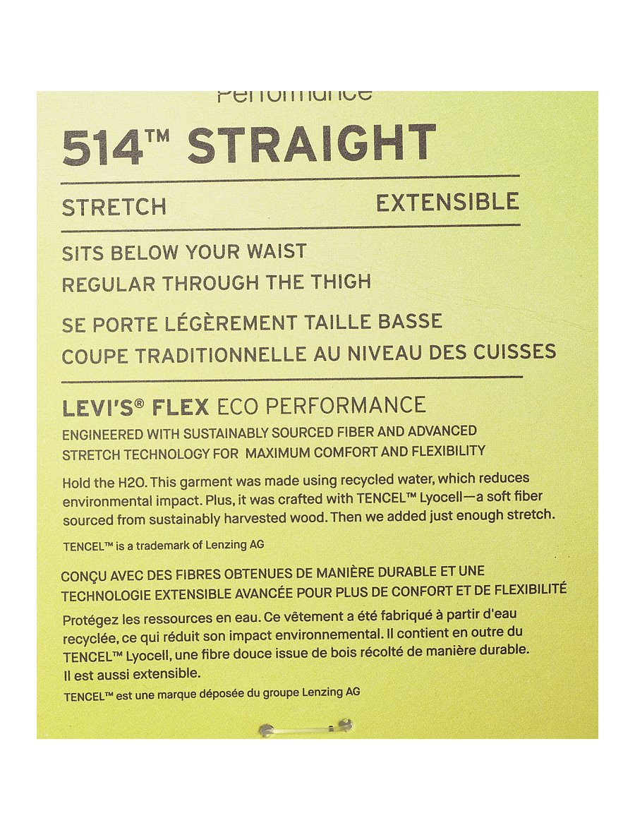 Levi's® - 514 STRAIGHT Z1489 DARK GRAY W - greys - 4