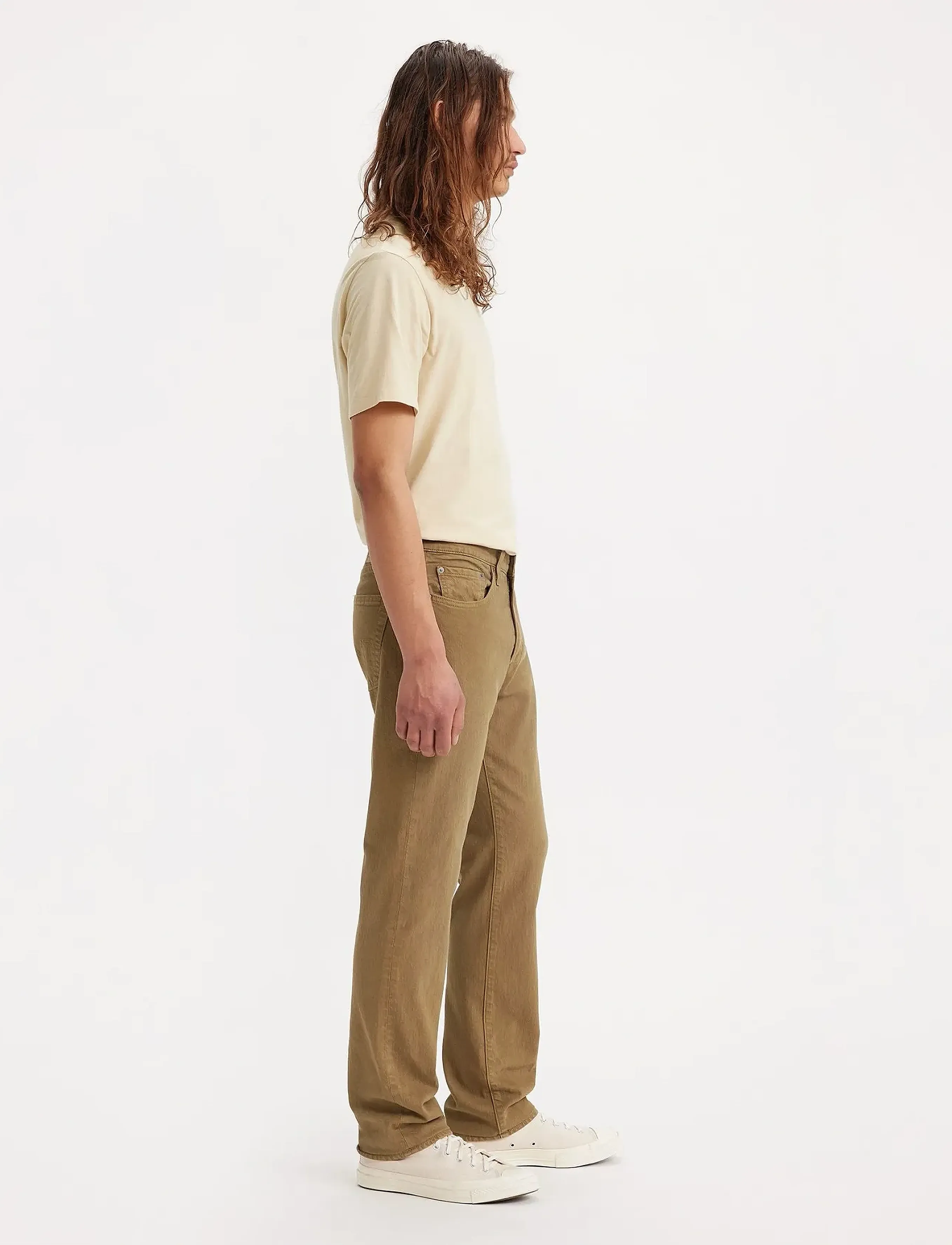 Levi's 514 Straight British Khaki X S, 29 x 32, Beige, Jeans > Almindelige, Herre