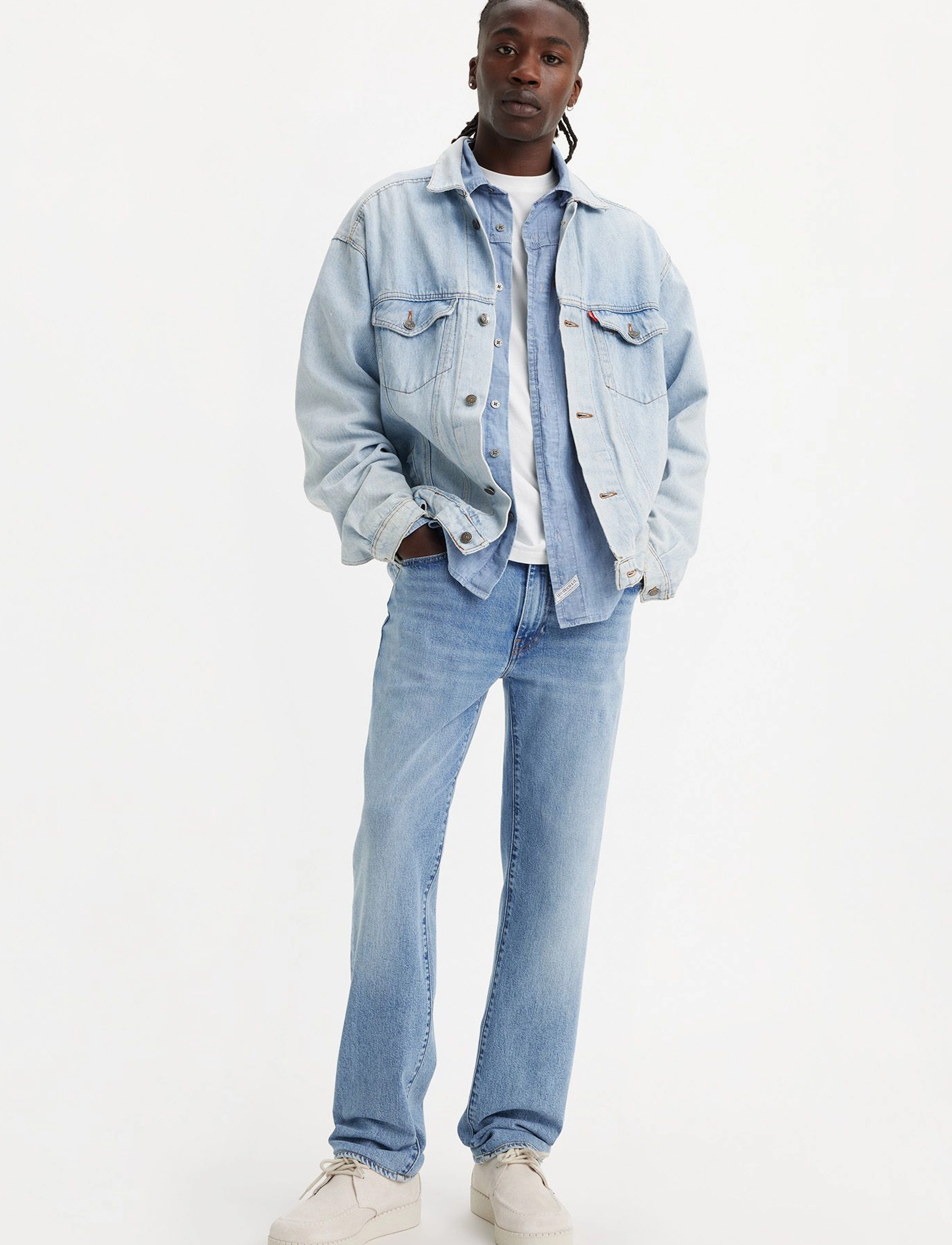 LEVI´S Men - 514 STRAIGHT LEFT ALONE ADV - med indigo - worn in - 2