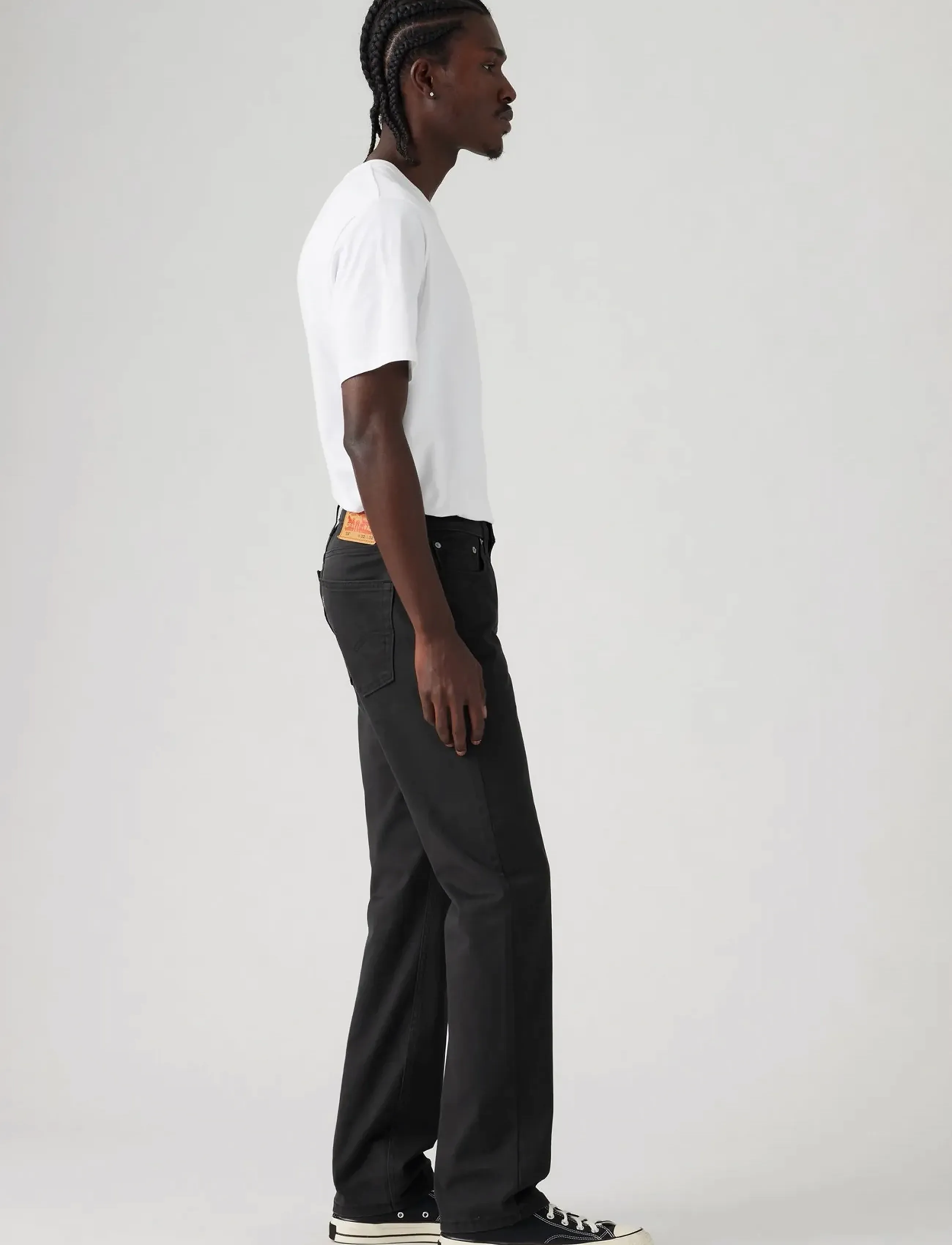 Levi's® - 514 STRAIGHT MINERAL BLACK SHA - regular jeans - blacks - 3
