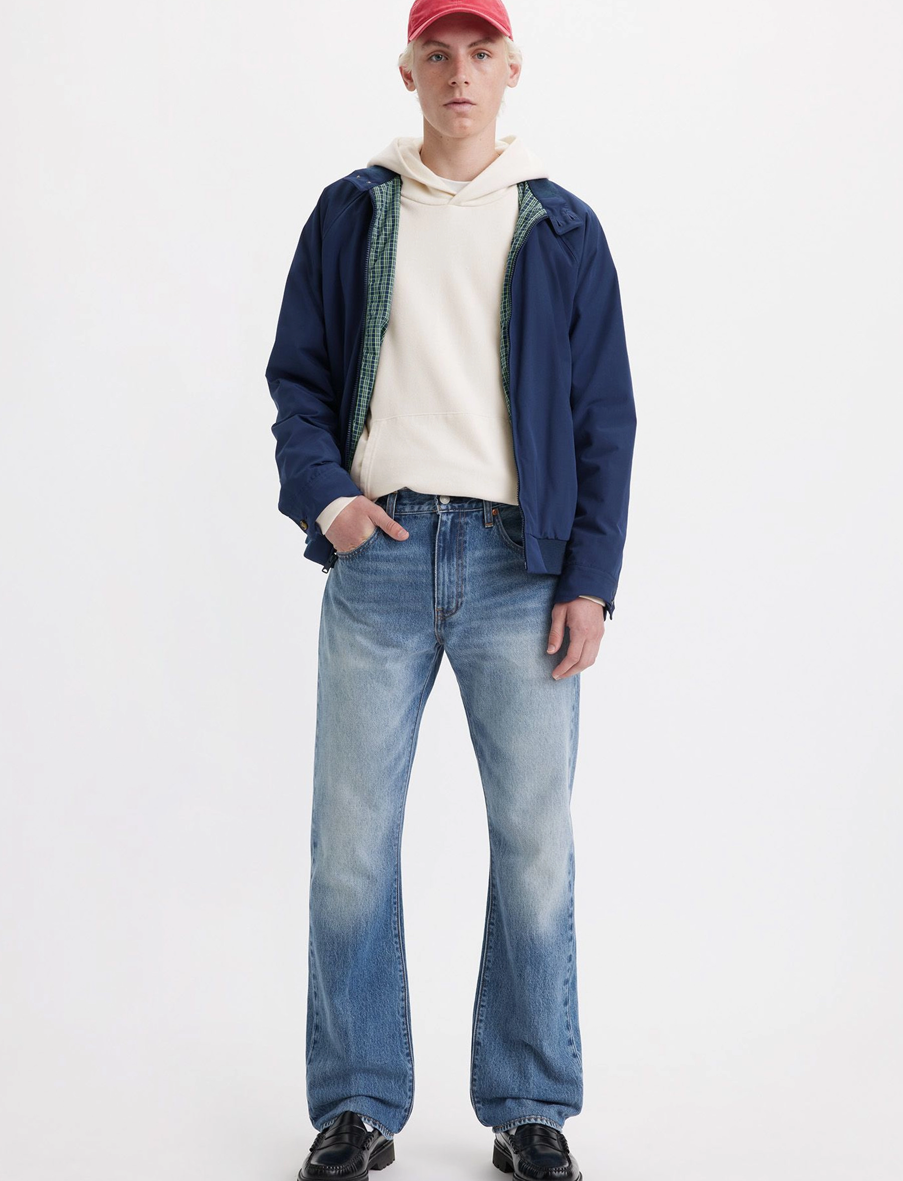 LEVI´S Men - 517 BOOTCUT BULL RUSH - med indigo - worn in - 3
