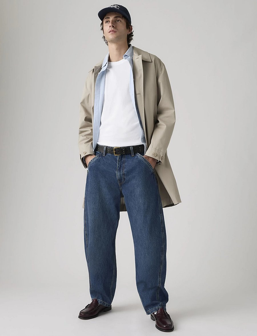 Levi's® - BAGGY BARREL MAX VOLUME - loose jeans - dark indigo - worn in - 0