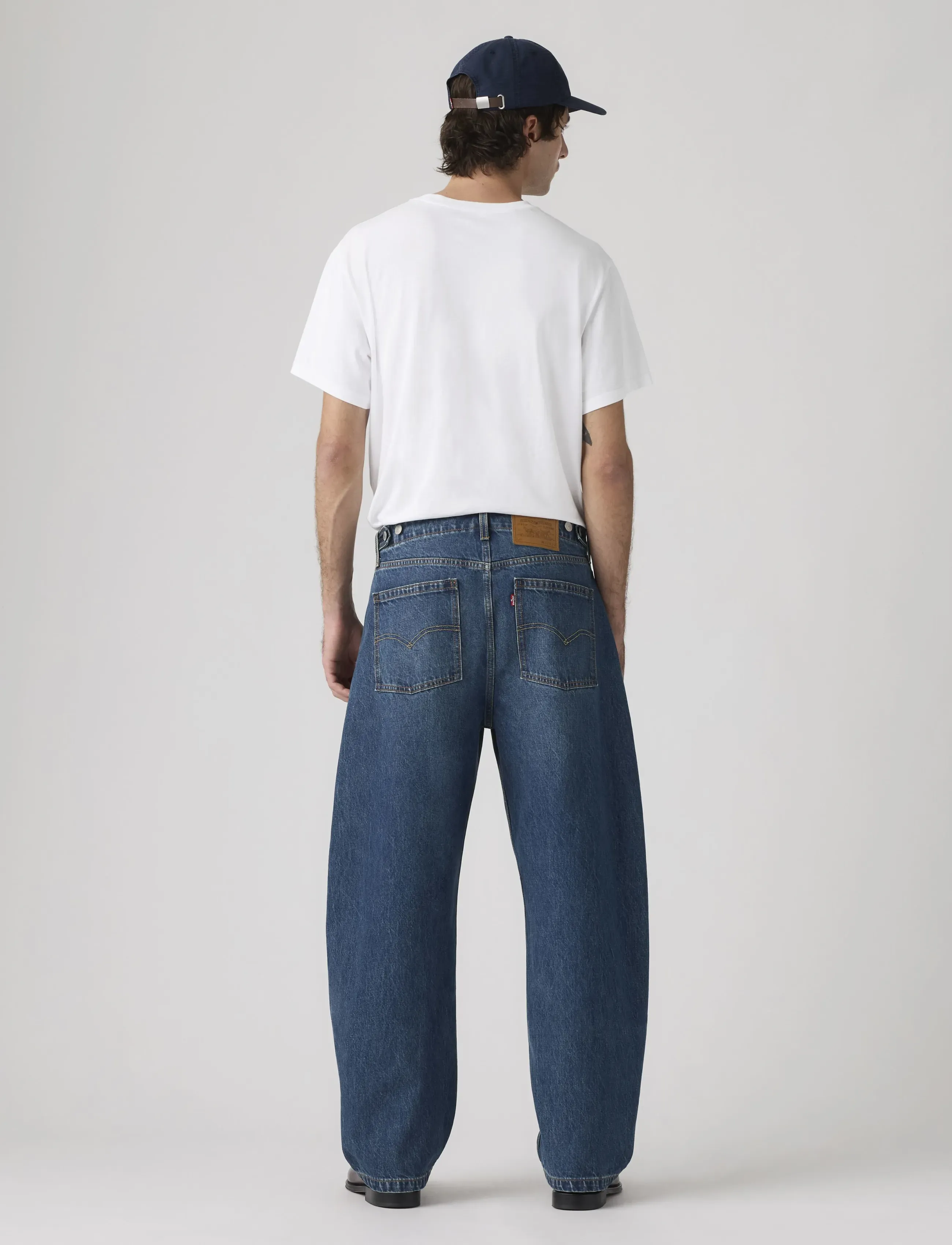 Levi's® - BAGGY BARREL MAX VOLUME - trousers & jeans - dark indigo - worn in - 4