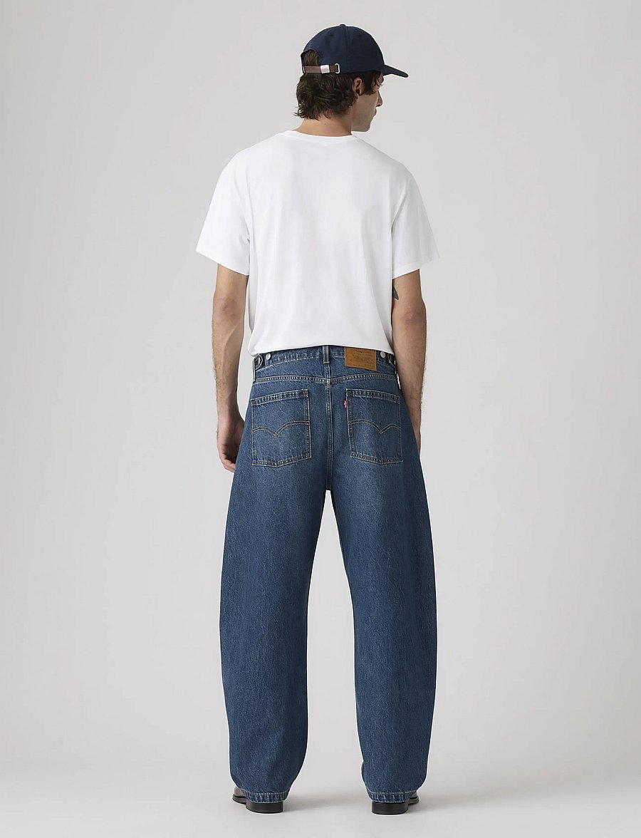 Levi's® - BAGGY BARREL MAX VOLUME - loose jeans - dark indigo - worn in - 4