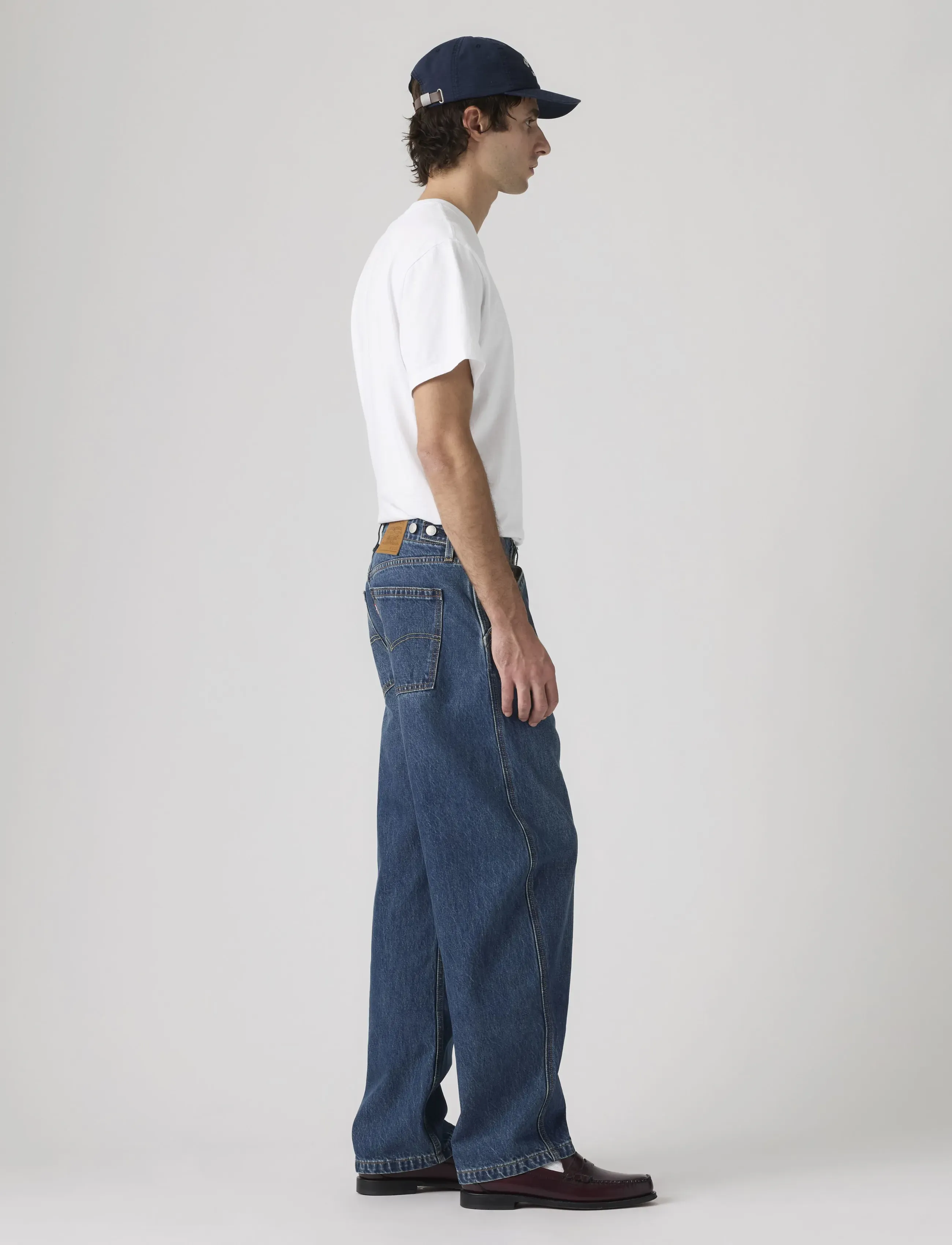 Levi's® BAGGY BARREL MAX VOLUME - Tänavastiil - DARK INDIGO - WORN IN / navy
