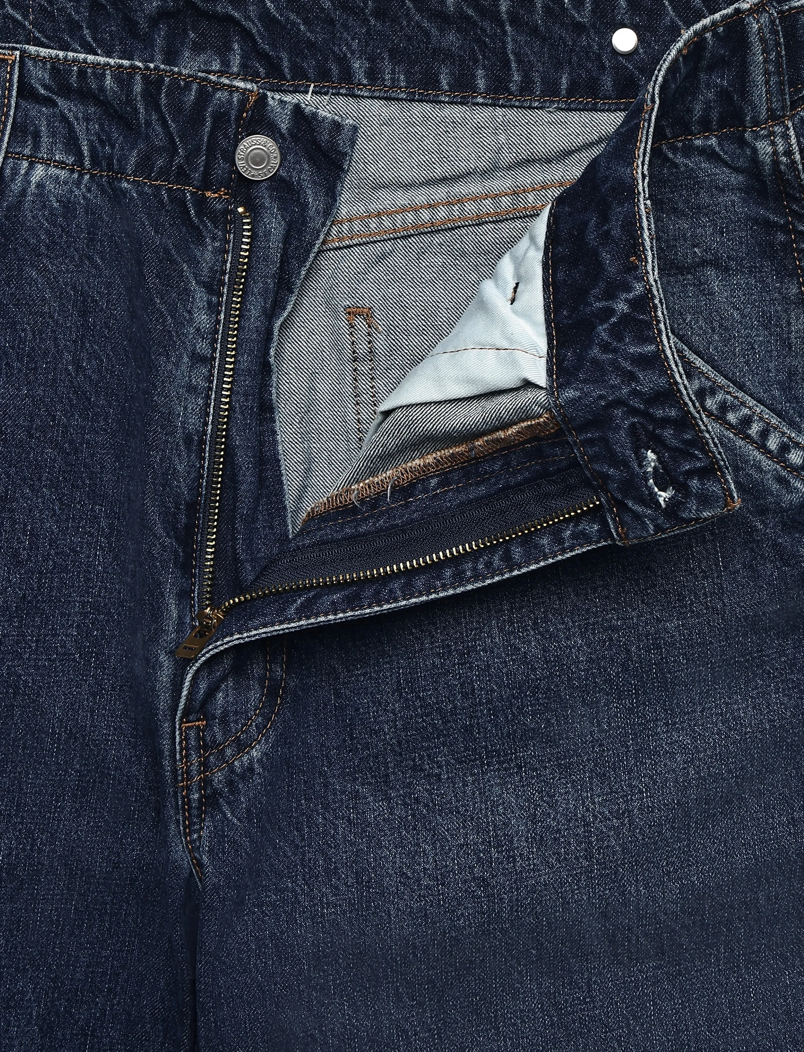 Levi's® - BAGGY BARREL MAX VOLUME - loose jeans - dark indigo - worn in - 3
