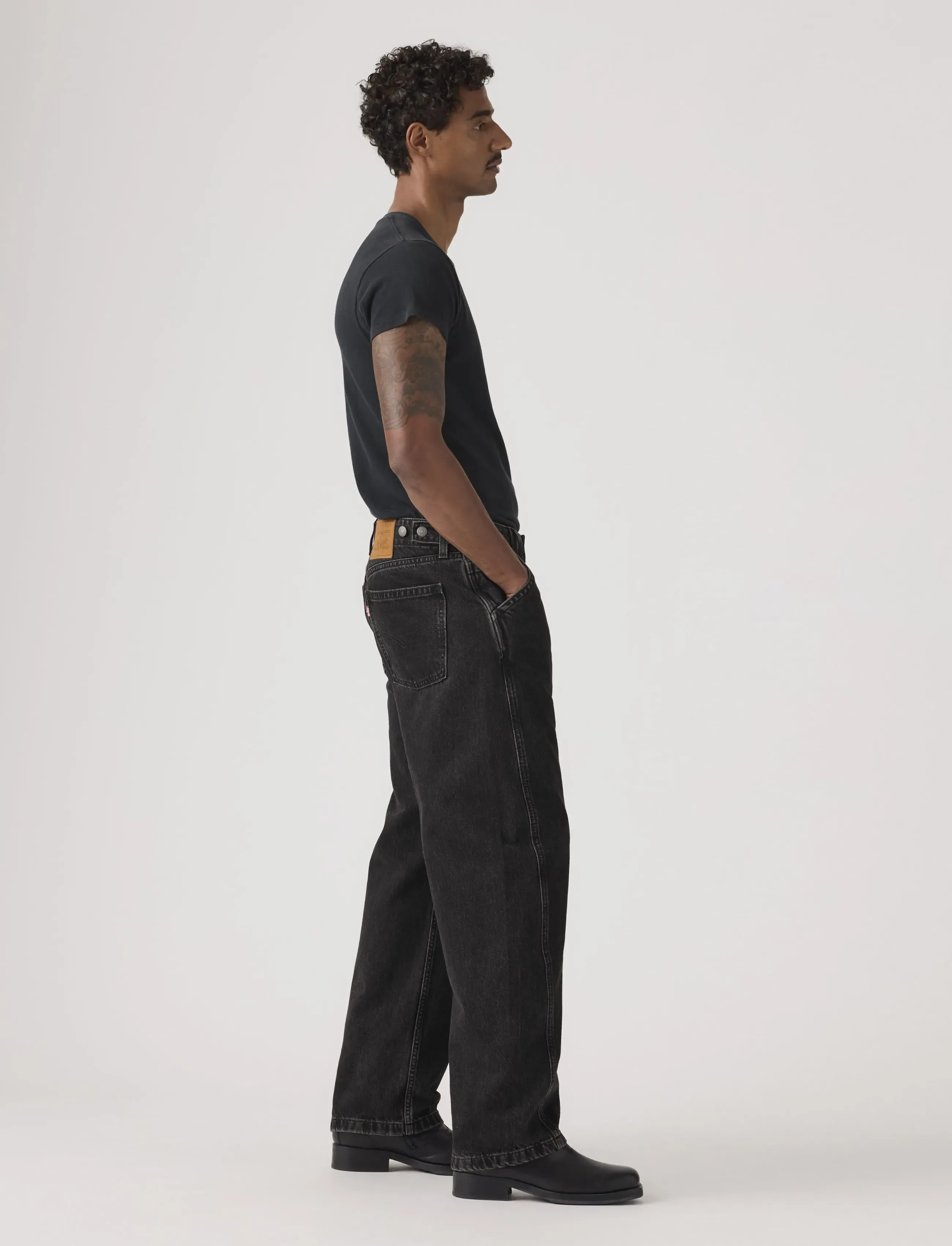 Levi's® - BAGGY BARREL FORGET ME NOTS - loose jeans - blacks - 3
