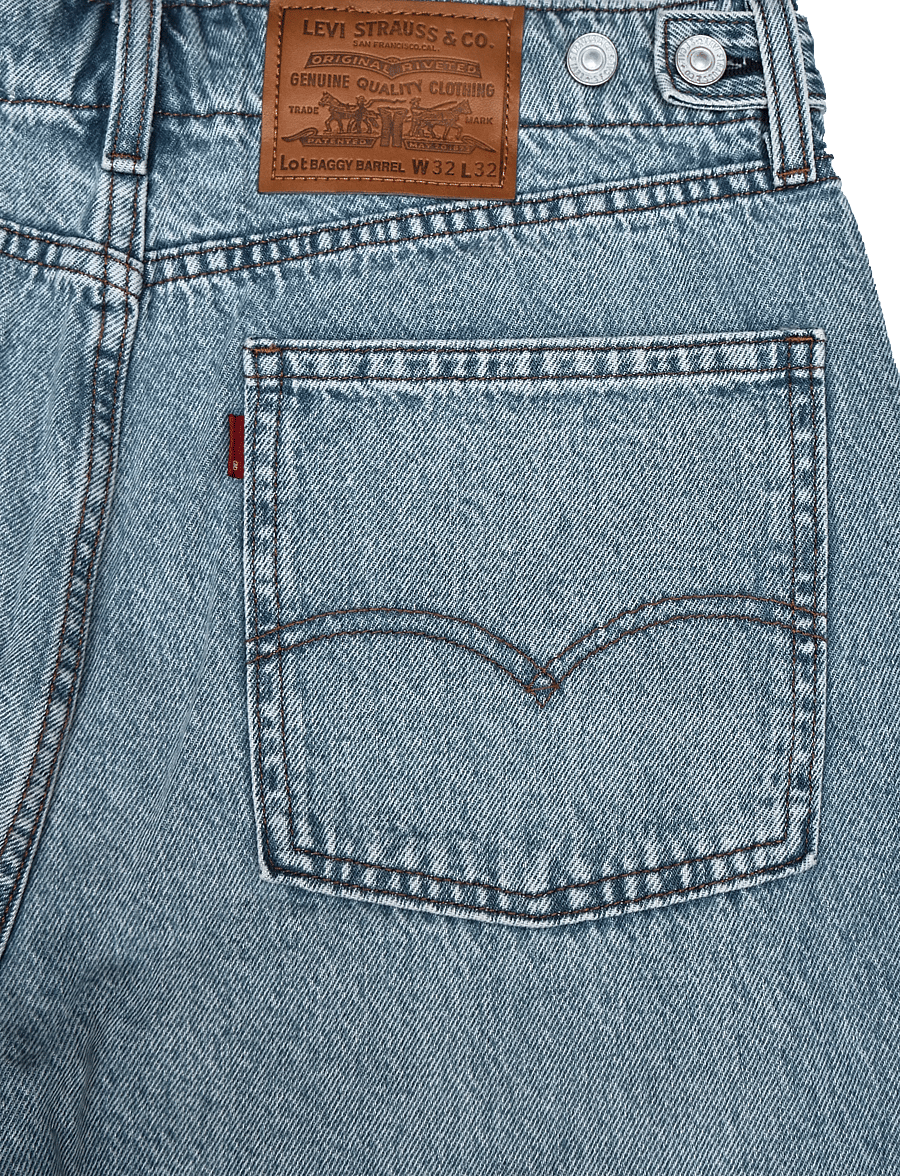 Levi's® - BAGGY BARREL RUNNING THE RACE - loose jeans - light indigo - worn in - 4
