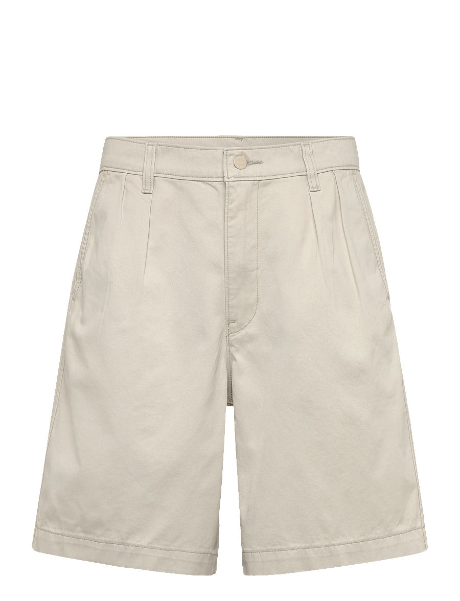 Levi's® - BAGGY PLEATED SHORT PUMICE TWI - chinos shorts - neutrals - 1