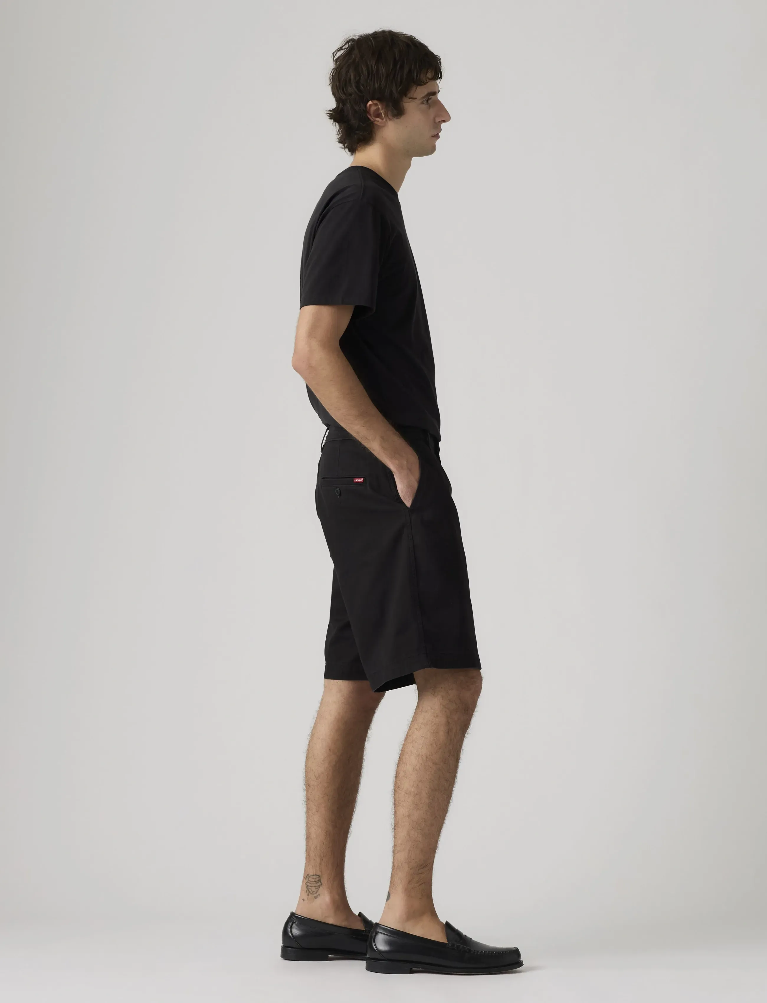 Levi's® - BAGGY PLEATED SHORT MINERAL BL - casual shorts - blacks - 3