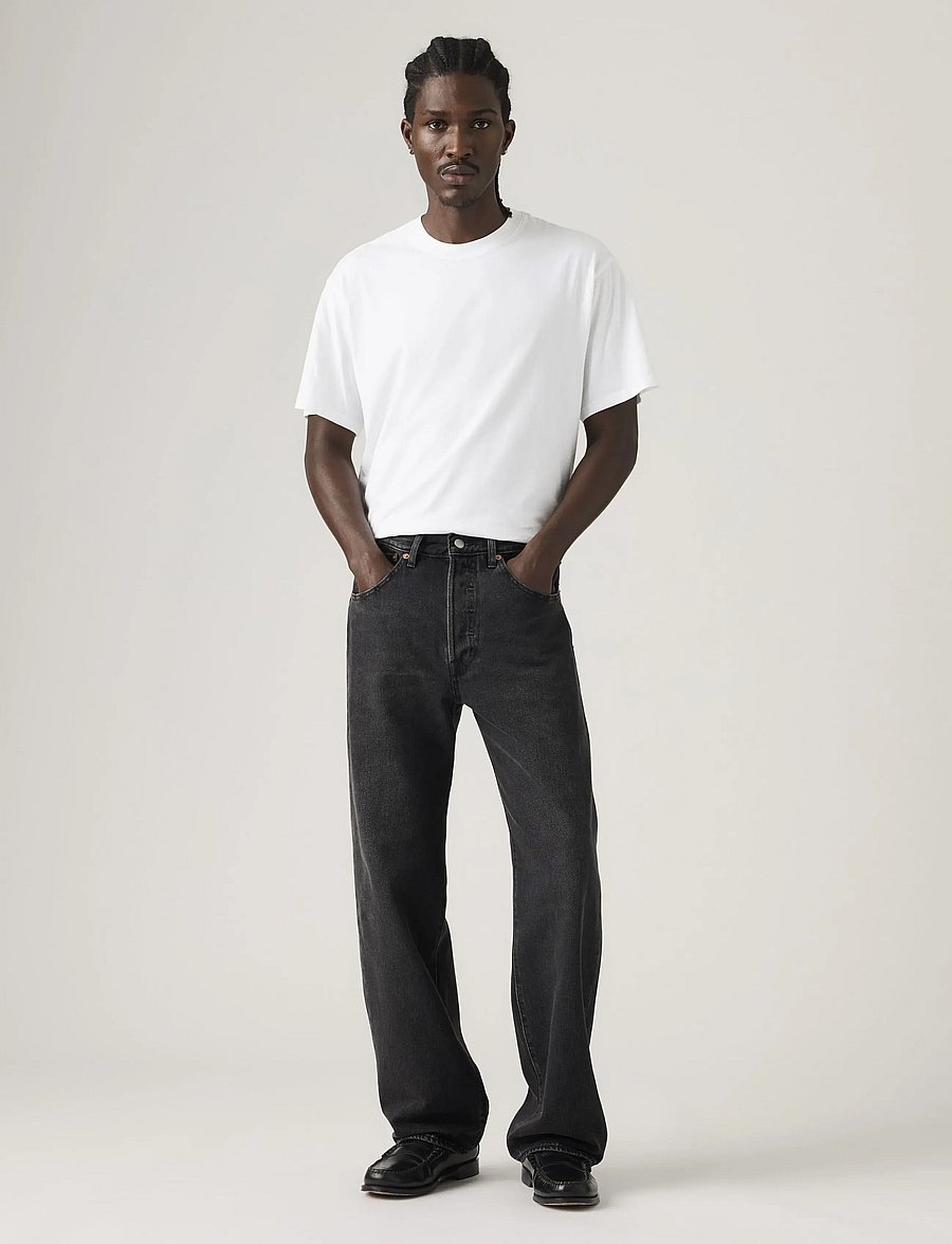 Levi's® - 501 LOOSE BIG WHEELS - loose jeans - bblacks - 0