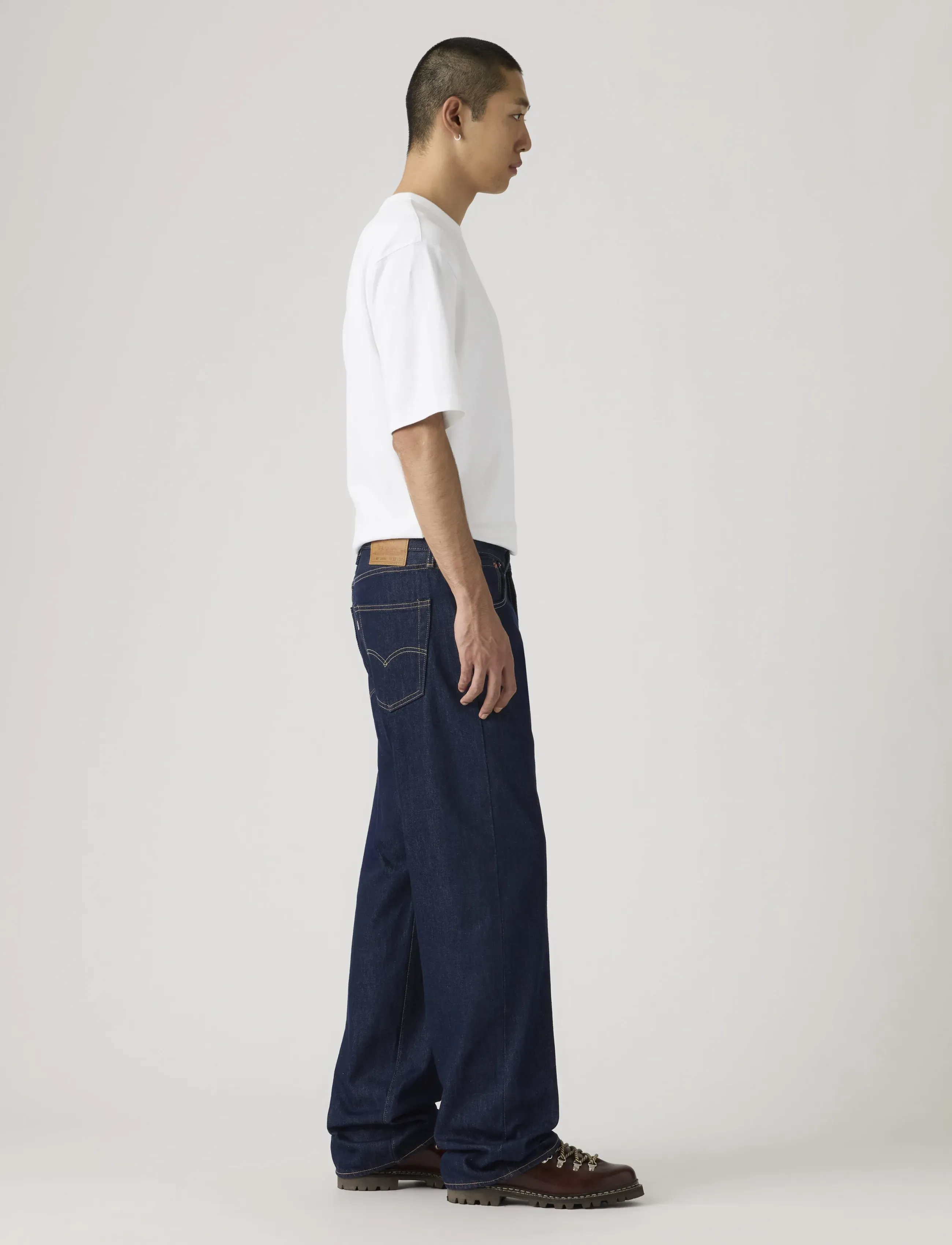 Levi's® - 501 LOOSE KEEP IT FOREVER RINS - alt laienevad teksad - dark indigo - flat finish - 3