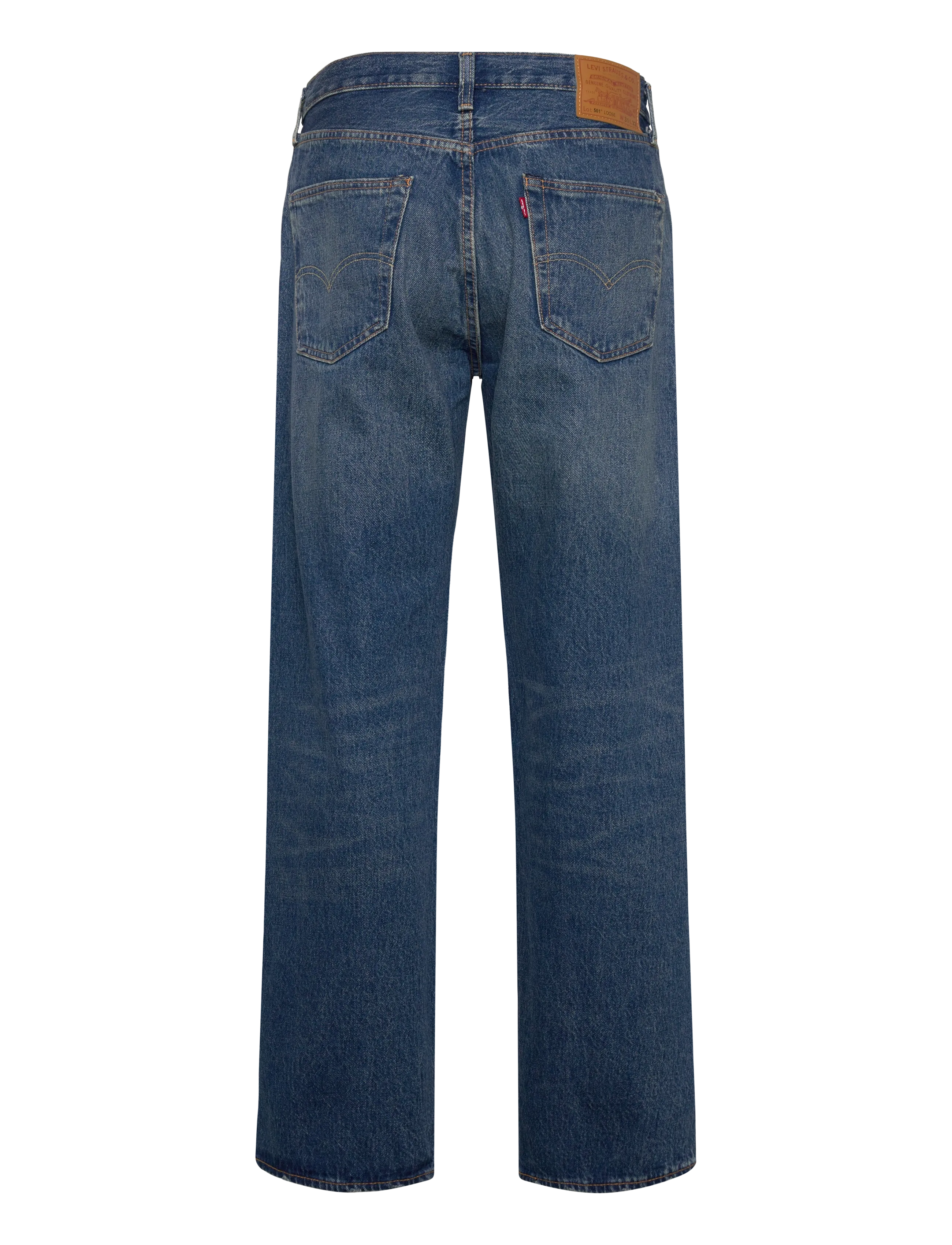 Levi's® - 501 LOOSE WILD RAPTOR - rúmar gallabuxur - med indigo - worn in - 2