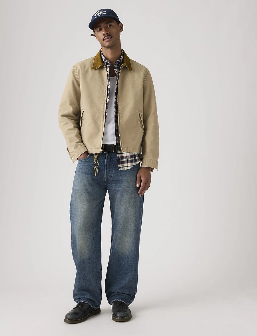 Levi's® - 501 LOOSE WILD RAPTOR - loose jeans - med indigo - worn in - 0