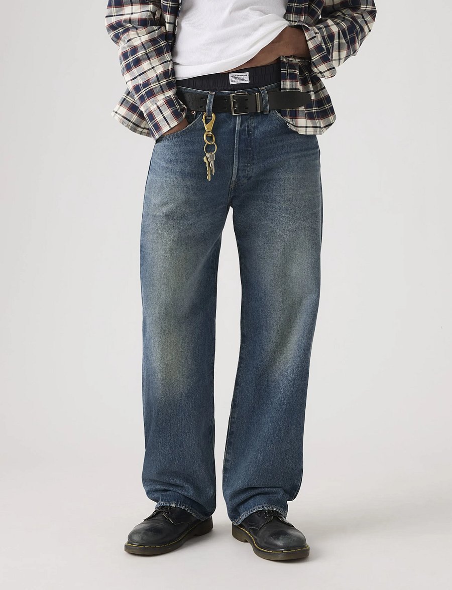 Levi's® - 501 LOOSE WILD RAPTOR - loose jeans - med indigo - worn in - 5