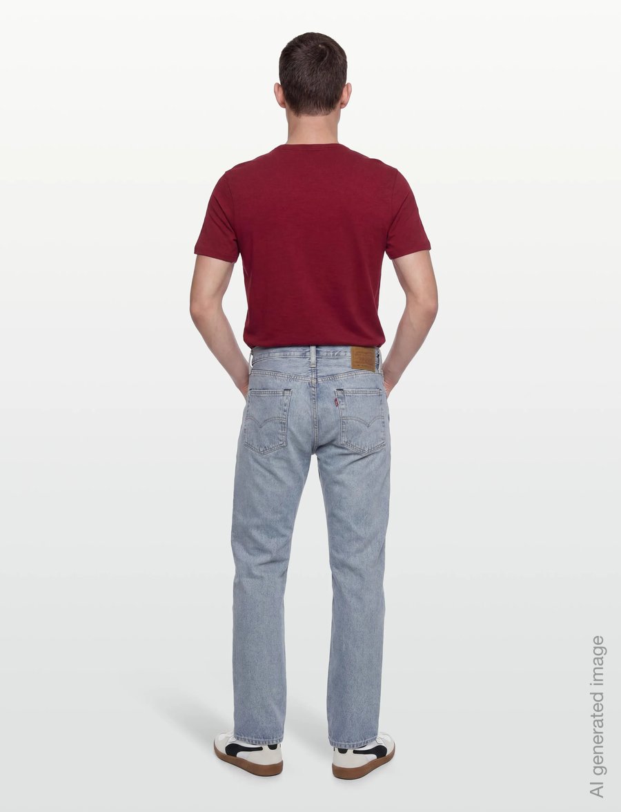 Levi's® - 501 RELAXED FOUR LEAVES - klassikalised teksad - light indigo - worn in - 4