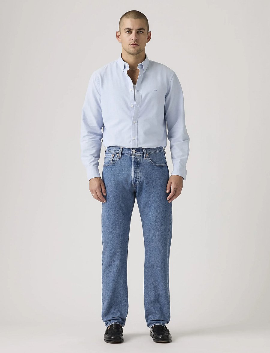 Levi's® - 501 RELAXED FREE DAY - regular jeans - dark indigo - worn ini - 0