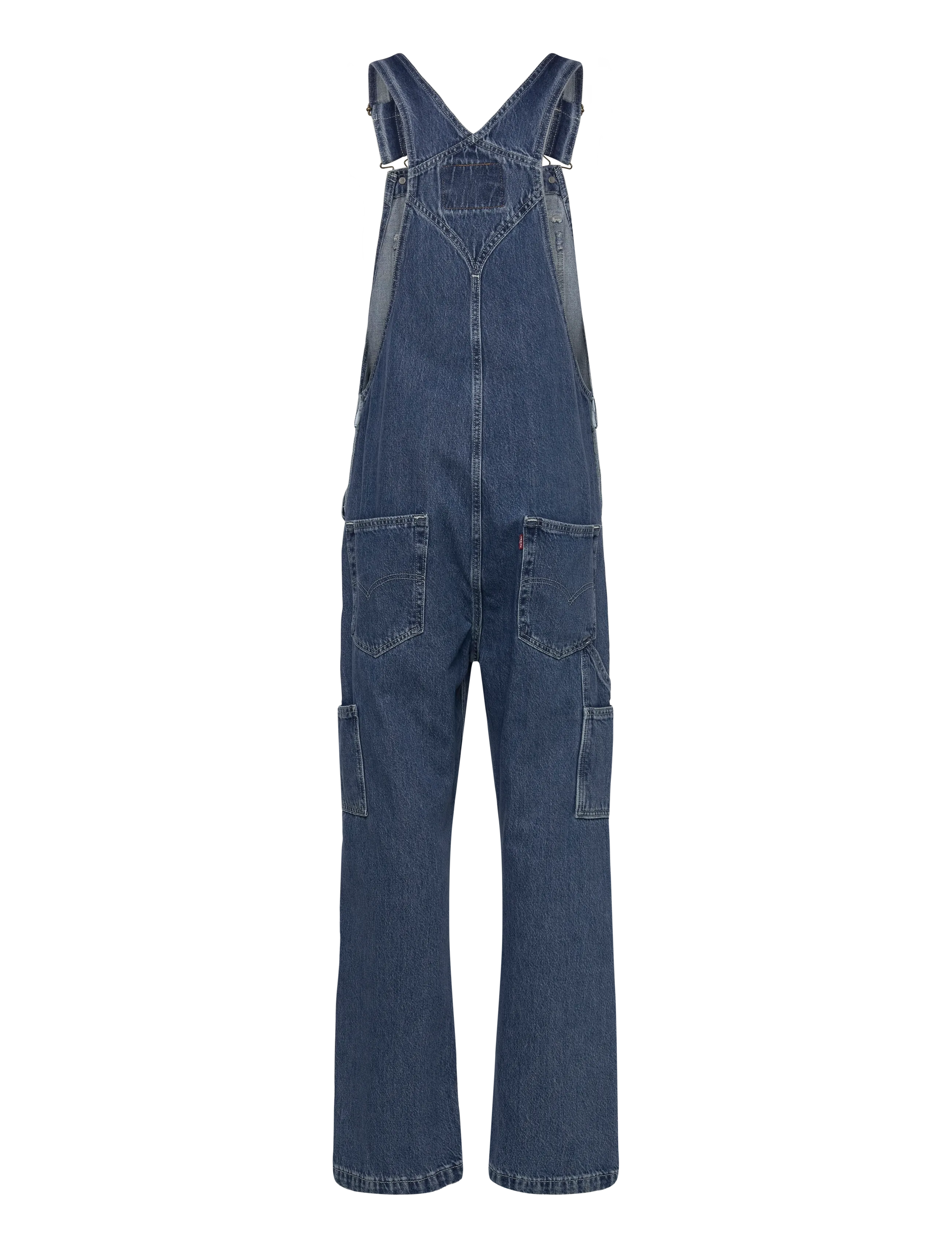 Levi's® - LOOSE OVERALLS GET INVOLVED OV - loose jeans - dark indigo - flat finish - 2