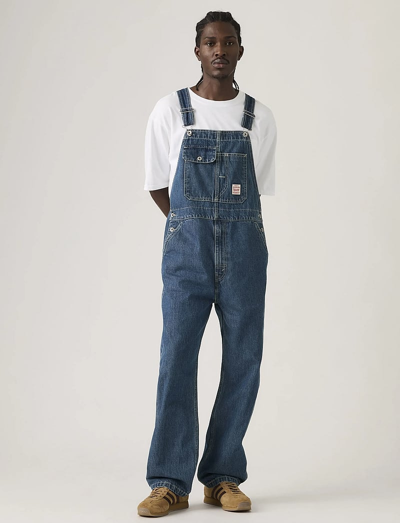 Levi's® - LOOSE OVERALLS GET INVOLVED OV - loose jeans - dark indigo - flat finish - 0